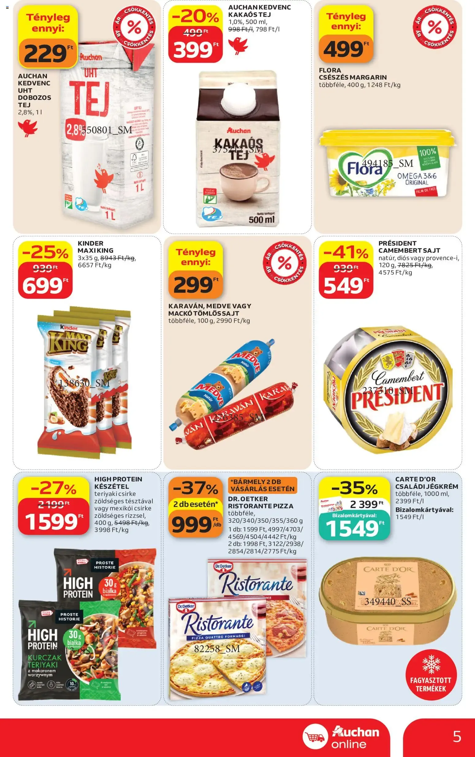 Katalógus Auchan Szupermarket akciós újság - 2026.09.03. -tól/töl > akció, lapozható szórólap 🛍️ szeptember 3.-tól szeptember 9.-ig 2026. - Oldal 5