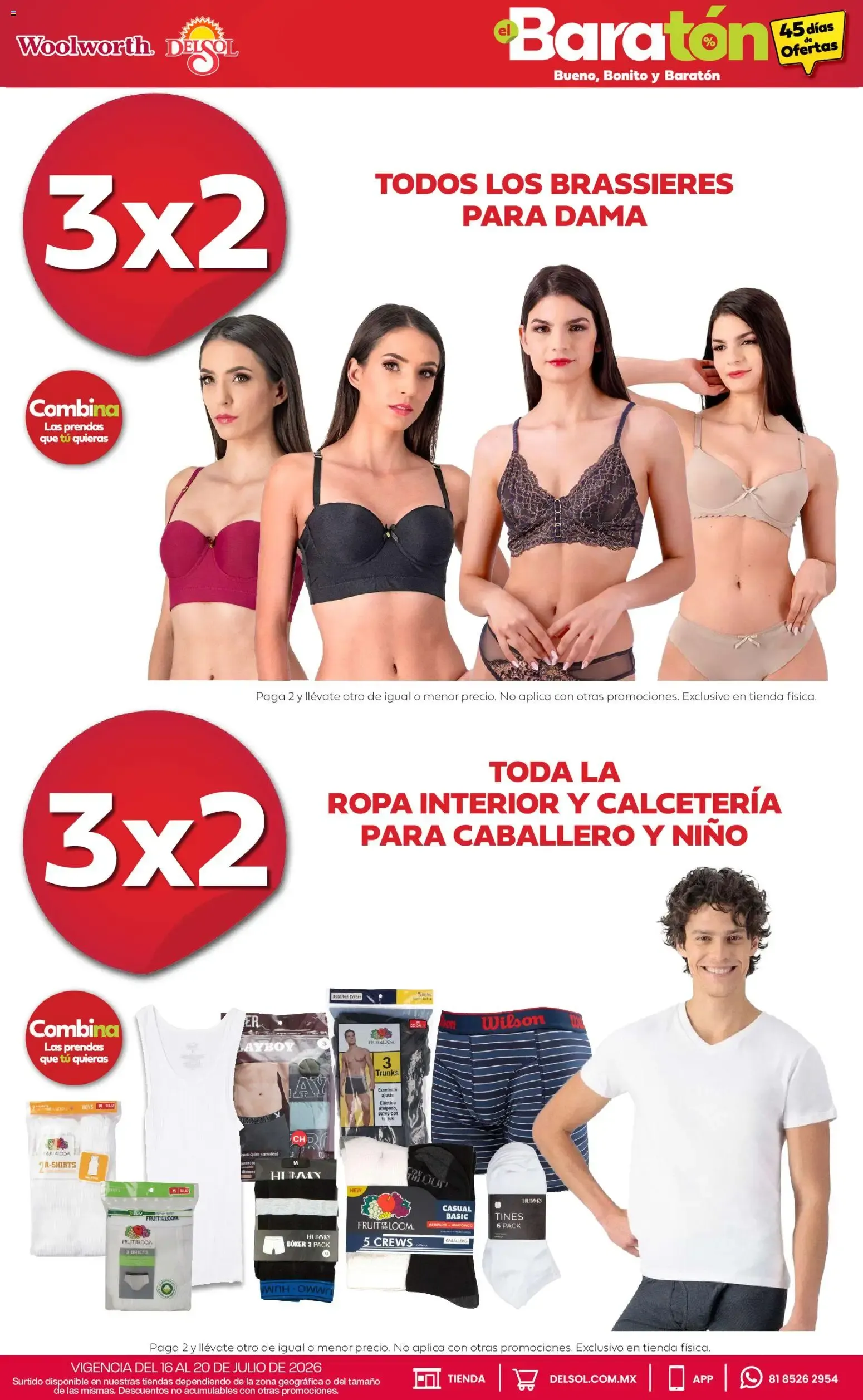Catálogo de Del Sol y Woolworth catálogo Bueno, Bonito y Baratón (16/07/2026 - 20/07/2026) - catálogo en línea 16 de julio al 20 de julio 2026 - Pagina 7