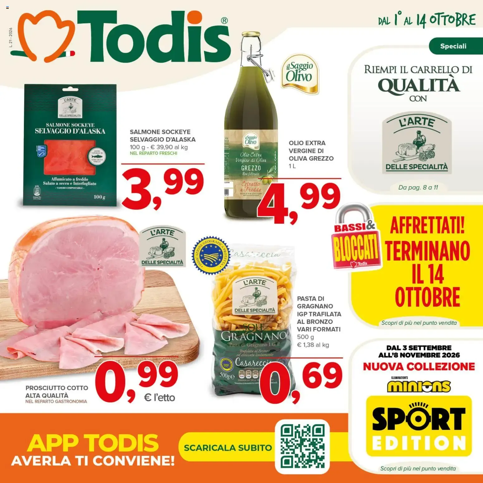 Todis: Offerte dal 1 al 14 Ottobre da 1 ottobre a 14 ottobre di 2026 - Pagina del volantino 1