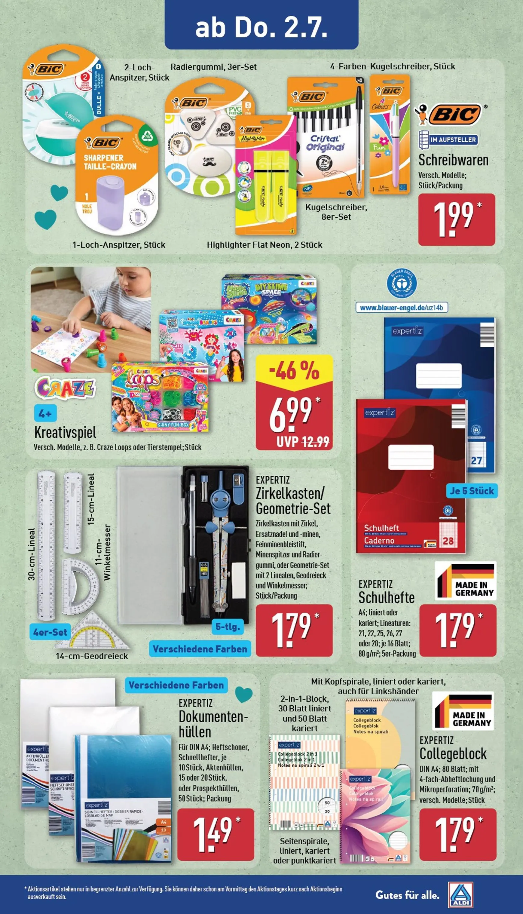 ALDI NORD Prospekt – von Montag 29.06.2026 bis Samstag 04.07.2026 von 29. Juni bis 4. Juli 2026 - Prospekt seite 29