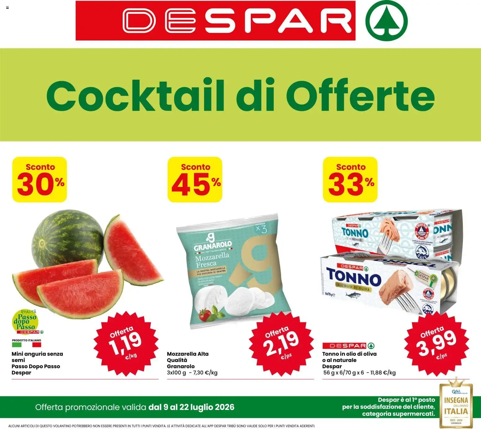 Cocktail di Offerte da 9 luglio a 22 luglio di 2026 - Pagina del volantino 1
