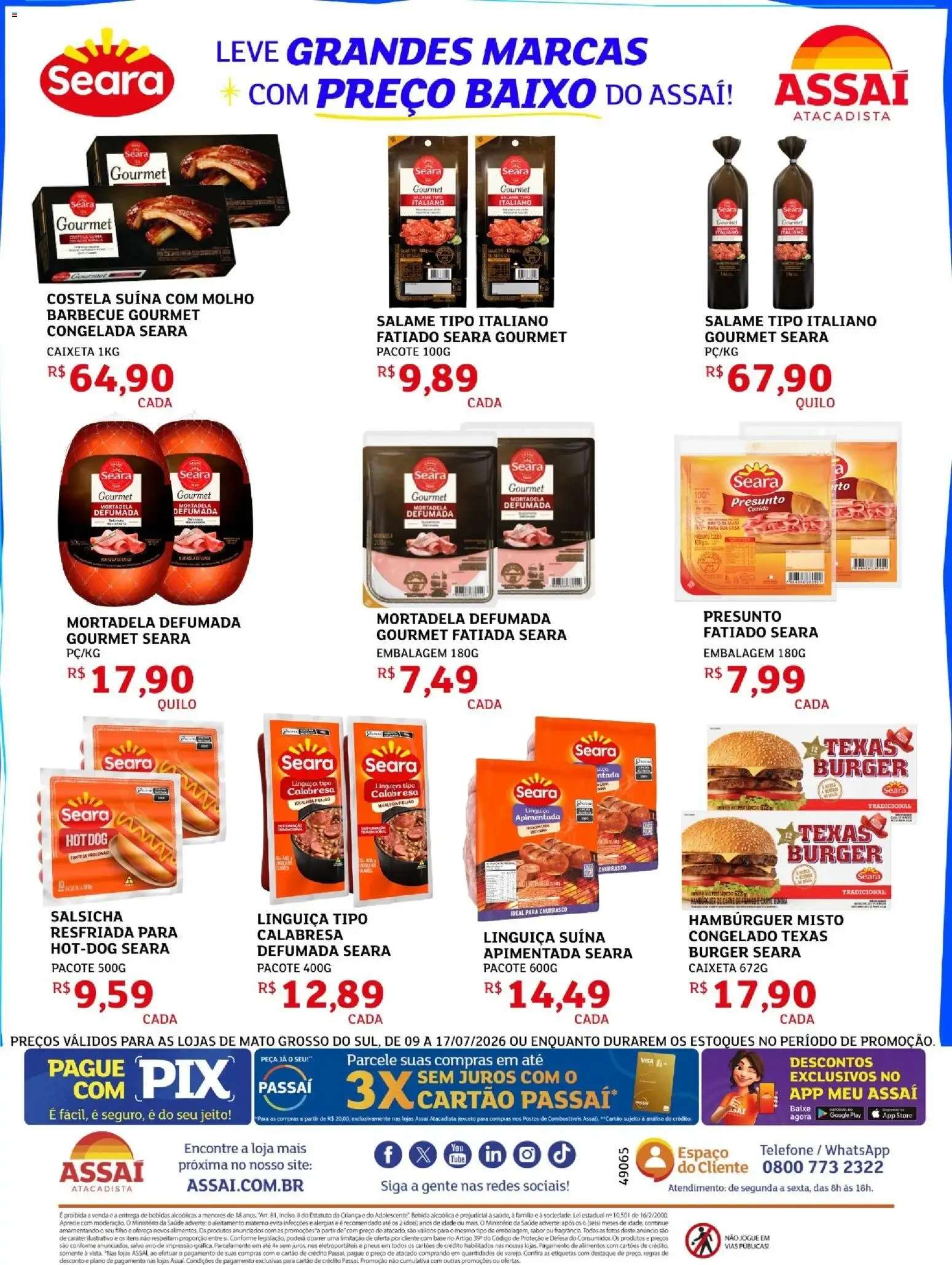 Encarte de Assaí Atacadista ofertas - MS de 09/07/2026 | Promoções Online 9 de julho até 17 de julho 2026 - Pagina 2