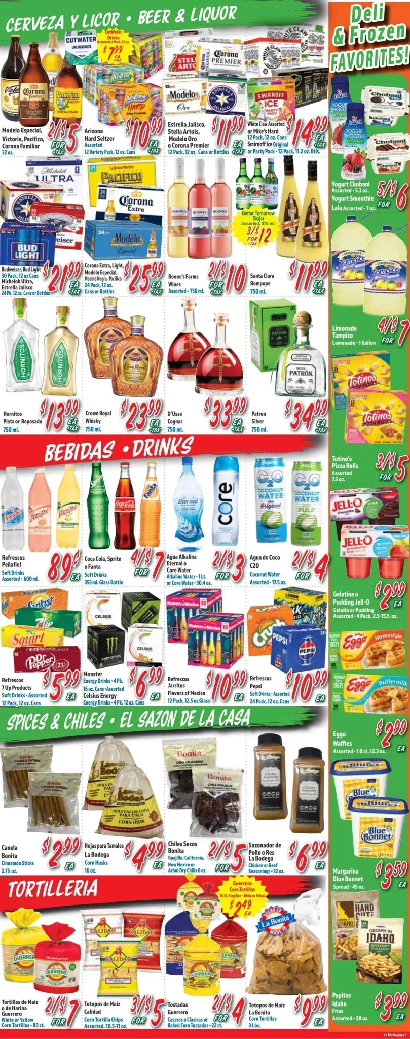 Weekly ad Current La Bonita leaflet valid from Wednesday 10/28/2026 to Tuesday 11/03/2026 from October 28 to November 3 2026 - Page 3