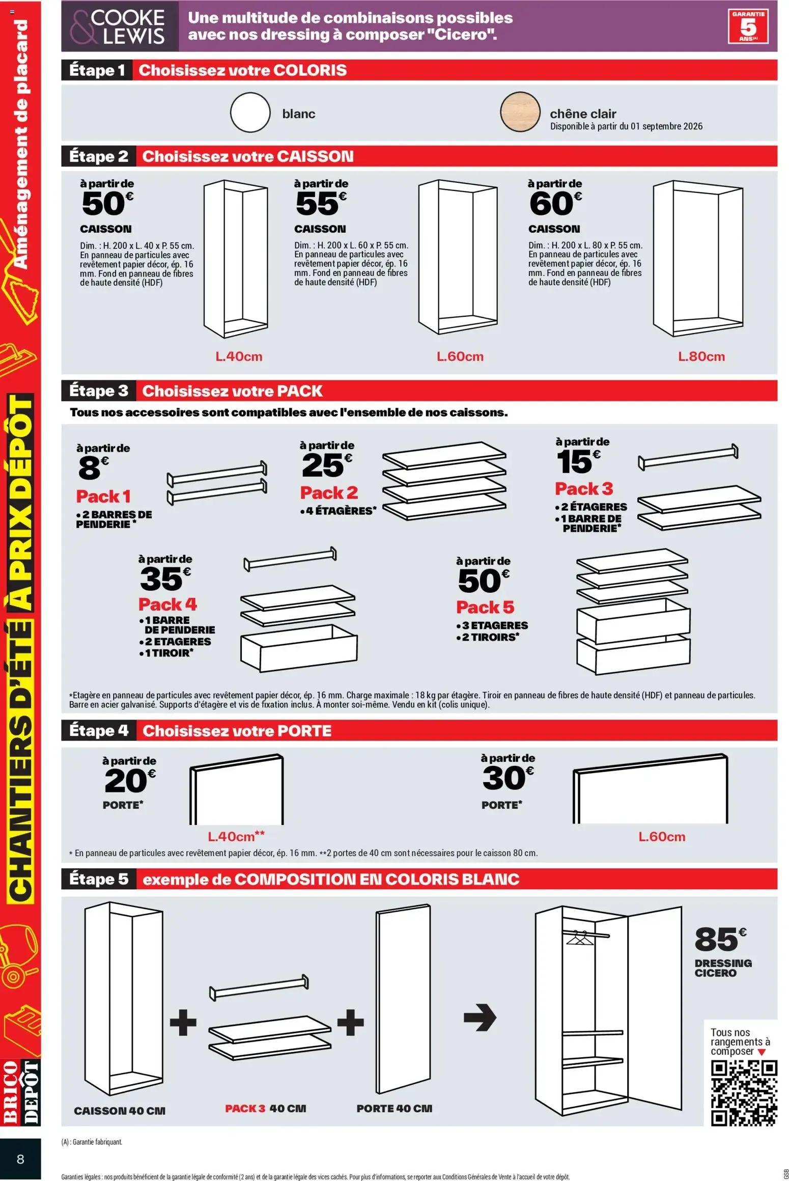 Brico Dépôt catalogue à partir du 17/07/2026 - promo en ligne du 17 juillet au 30 juillet 2026 - Catalogue page 8