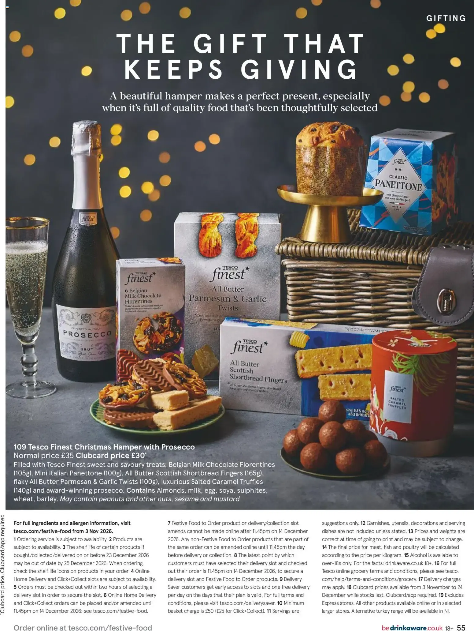TESCO finest FESTIVE FOOD TO ORDER from 1 October to 31 October 2026 - Catalogue Page 54
