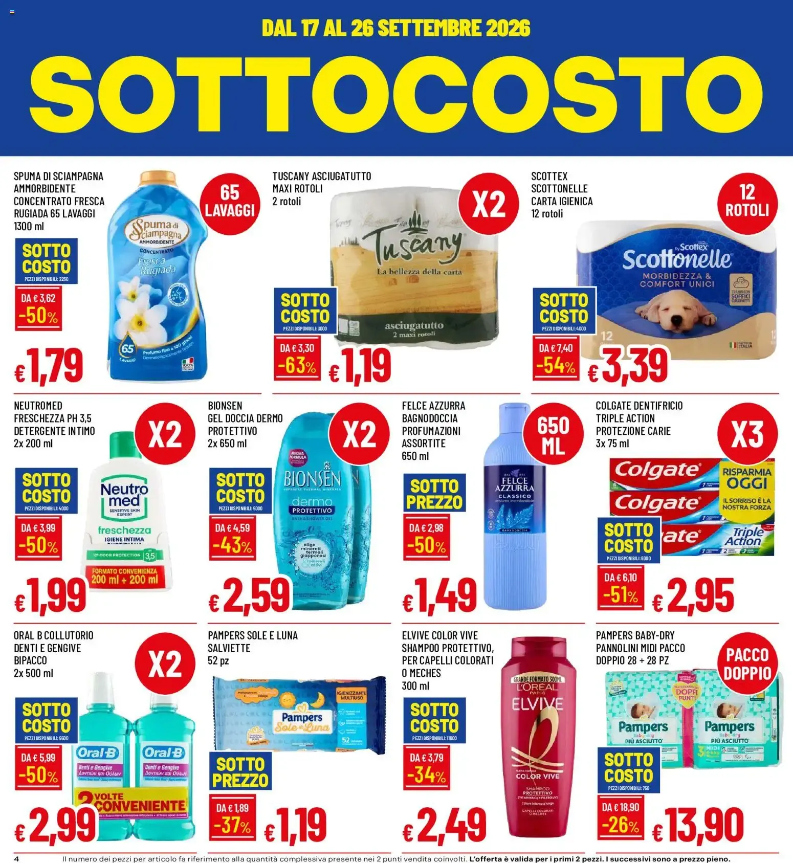 Galassia - Sotto Costo da 17 settembre a 26 settembre di 2026 - Pagina del volantino 4