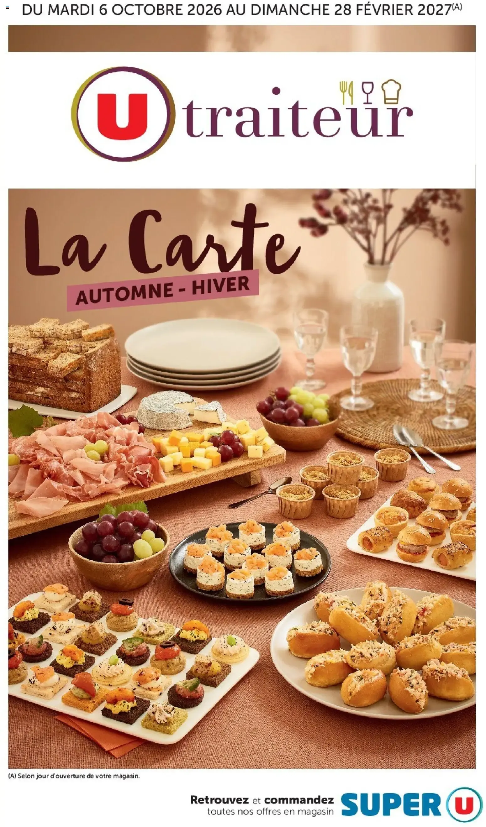 Super U - La carte Automne Hiver à partir du 06/10/2026 - promo en ligne du 6 octobre au 28 février 2027 - Catalogue page 1