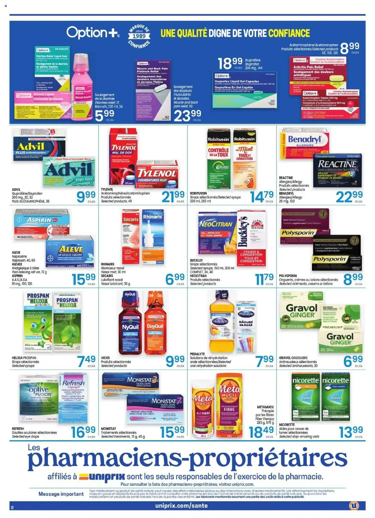 Uniprix - Uniprix Sante from Oct 22, 2026 > weekly specials & deals from October 22 to October 28 2026 - flyer page 2
