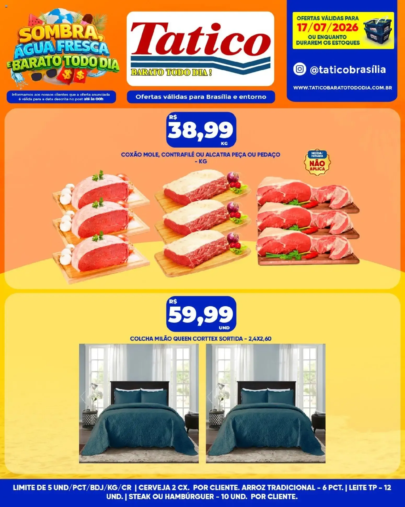 Encarte de Tatico ofertas Fim de Semana de 18/07/2026 | Promoções Online 18 de julho até 19 de julho 2026 - Pagina 36