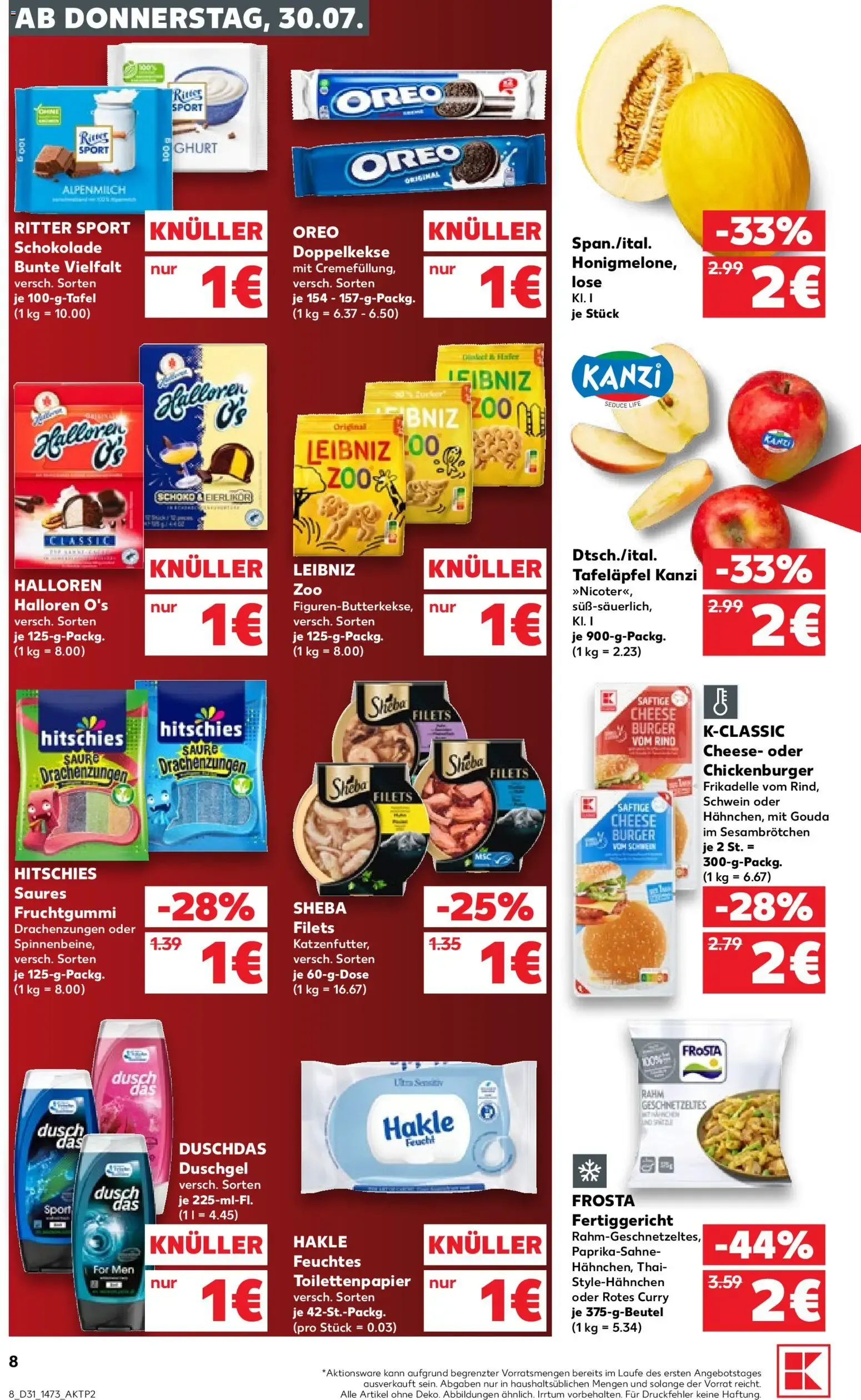 Prospekt Kaufland ab 30.07.2026 » Angebote Online zum Blättern von 30. Juli bis 5. August 2026 - Prospekt seite 8