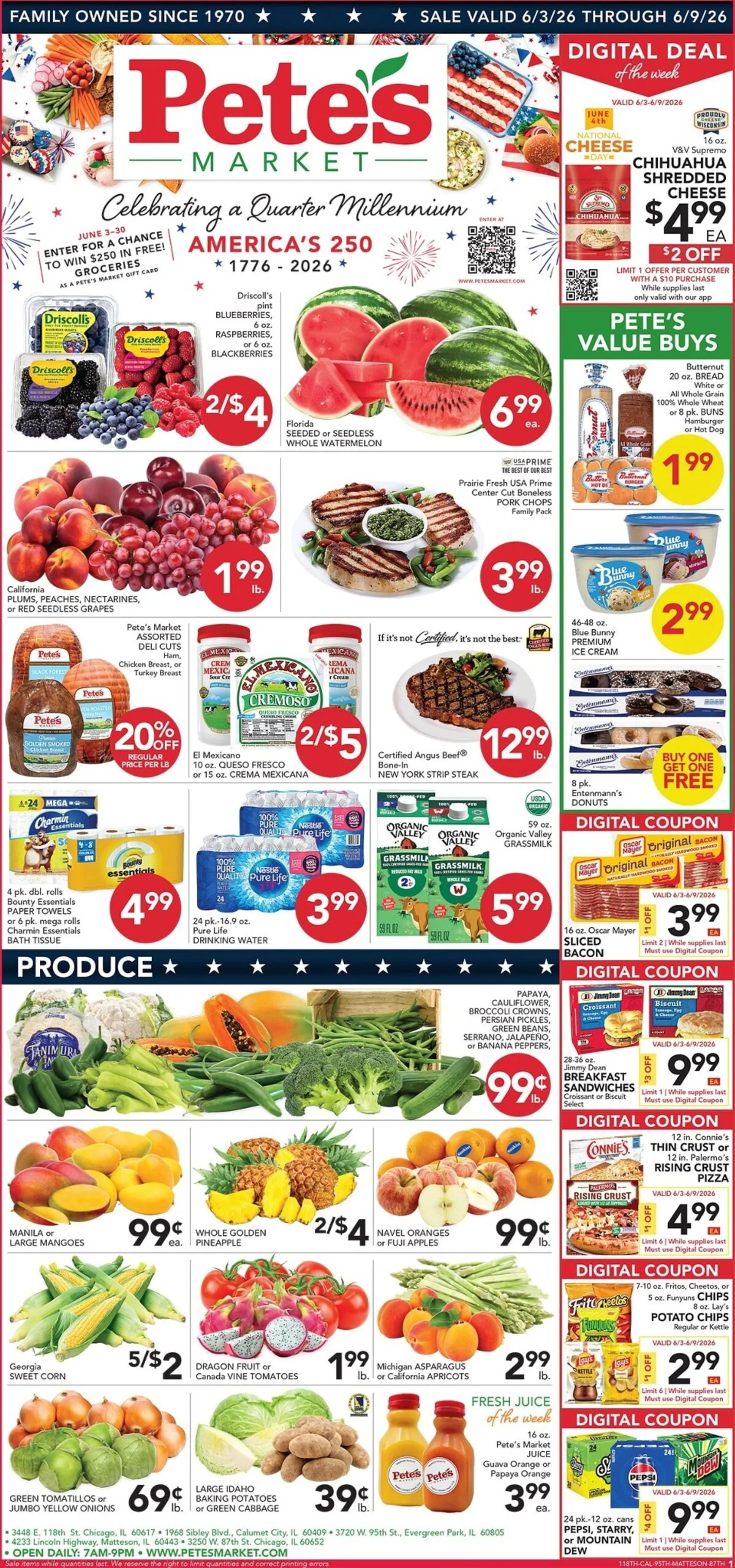 Weekly ad Current Pete's Fresh Market - 118th & Ave O leaflet valid from Wednesday 06/03/2026 to Tuesday 06/09/2026 from June 3 to June 9 2026 - Page 1