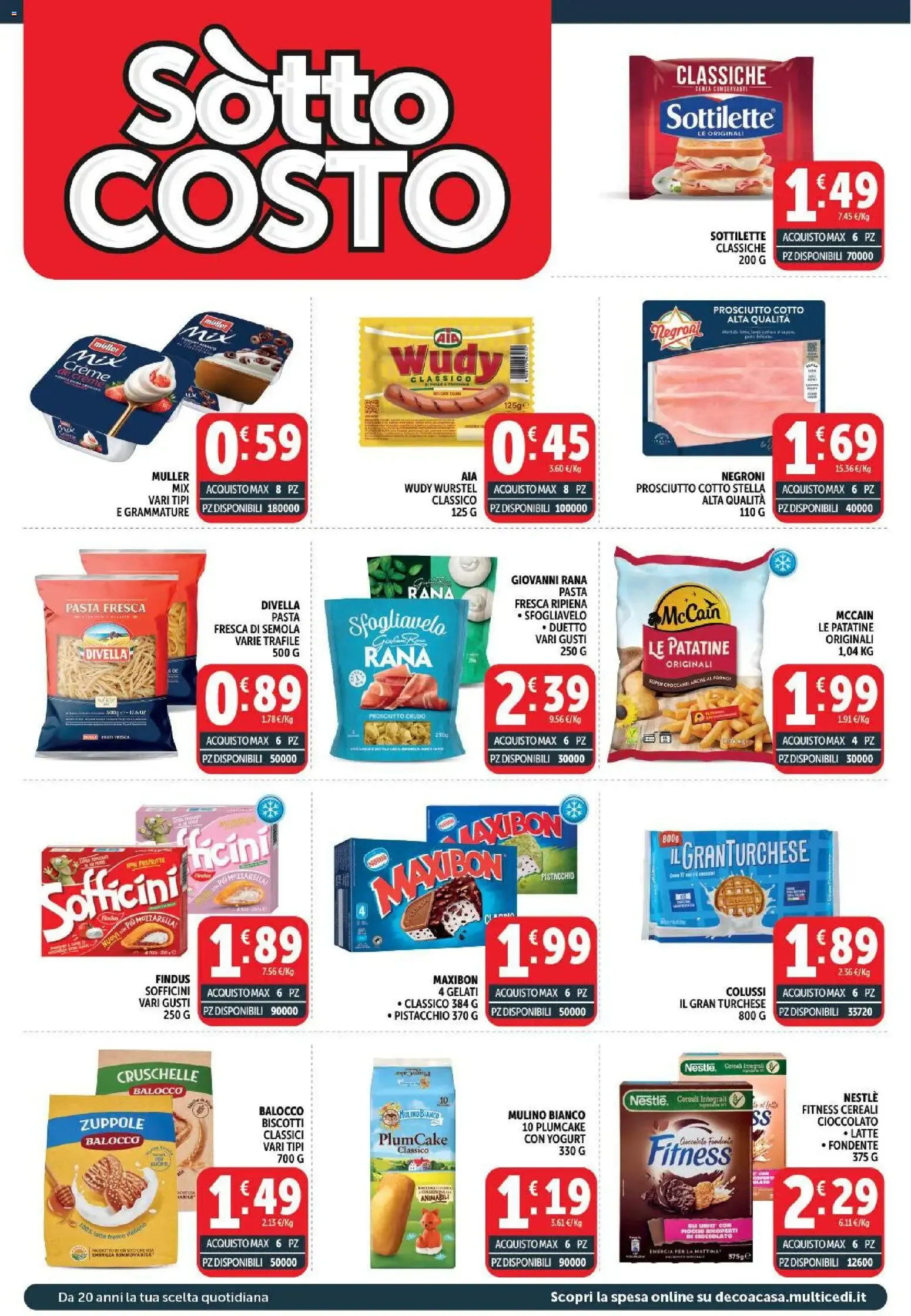 Deco Supermercati Sotto COSTO da 1 settembre a 10 settembre di 2026 - Pagina del volantino 2