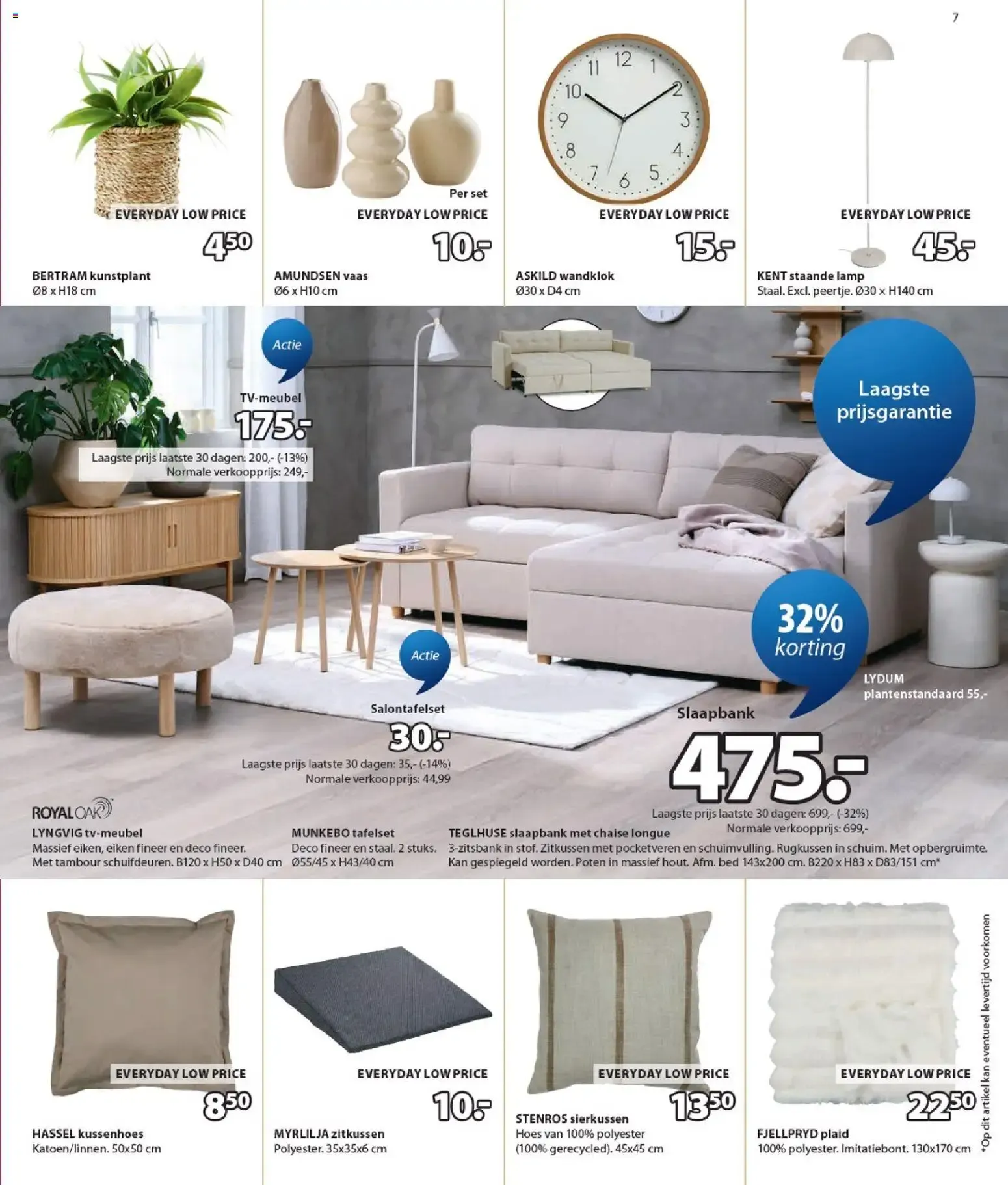 JYSK Sale: Tuindagen tot 60% korting van 6 juli tot 19 juli 2026 - Folder pagina 7