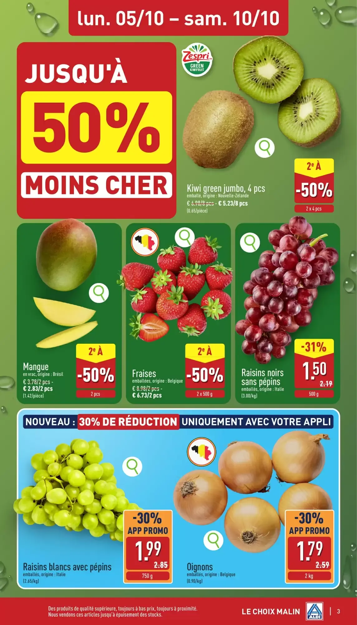 ALDI Dépliant du lun. 05/10 au sam. 10/10 inclus van 5 oktober tot 10 oktober 2026 - folder pagina 3