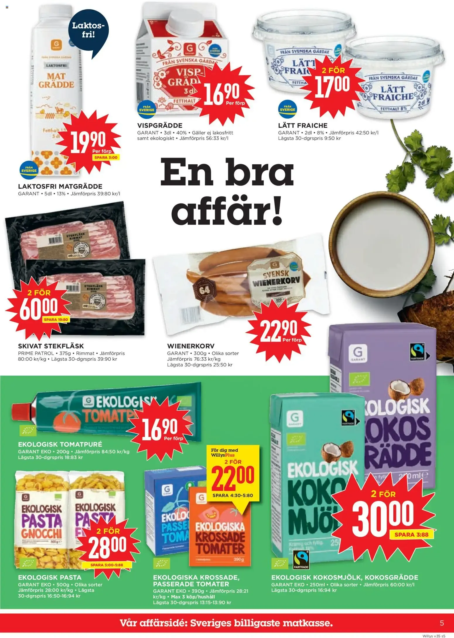 Willy:s - Fyll på vardagen! från 24 augusti till 30 augusti 2026 - Reklamblad sidor 5