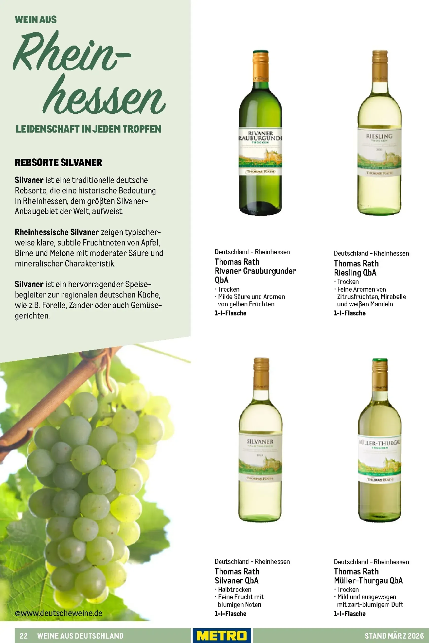 Sortimentskatalog Hauswein: Für jeden Anlass der passende Tropfen von 1. März bis 31. Dezember 2026 - Prospekt seite 22