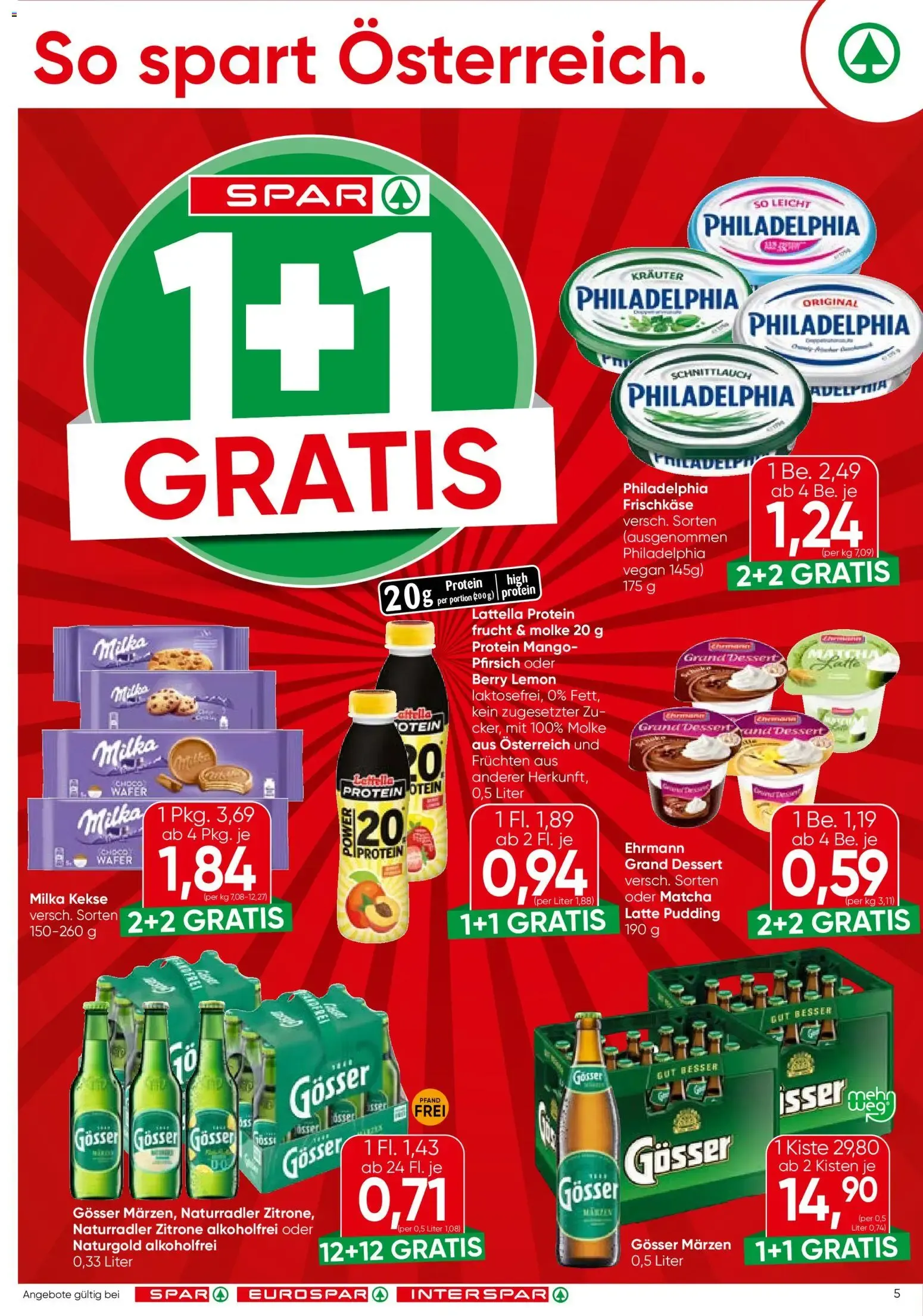 Spar - Flugblatt (03.09.2026) - Angebote und Prospekt von 3. September bis 9. September 2026 - Flugblätt seite  5