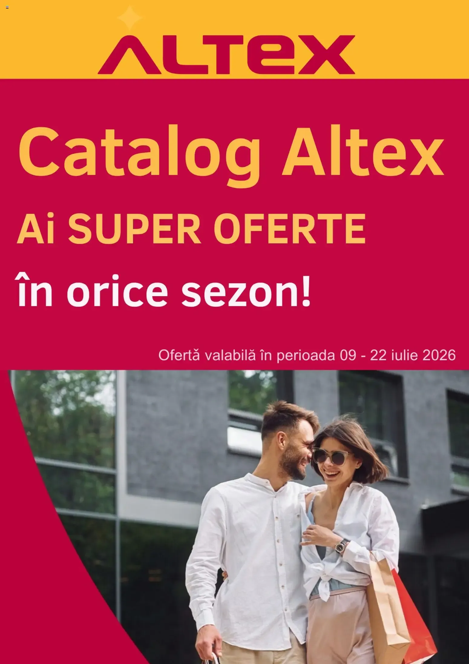 Catalog Altex Catalog - Oferta 09.07.2026 - 22.07.2026 de la 9 iulie până la 22 iulie 2026 - Revista Pagina 1