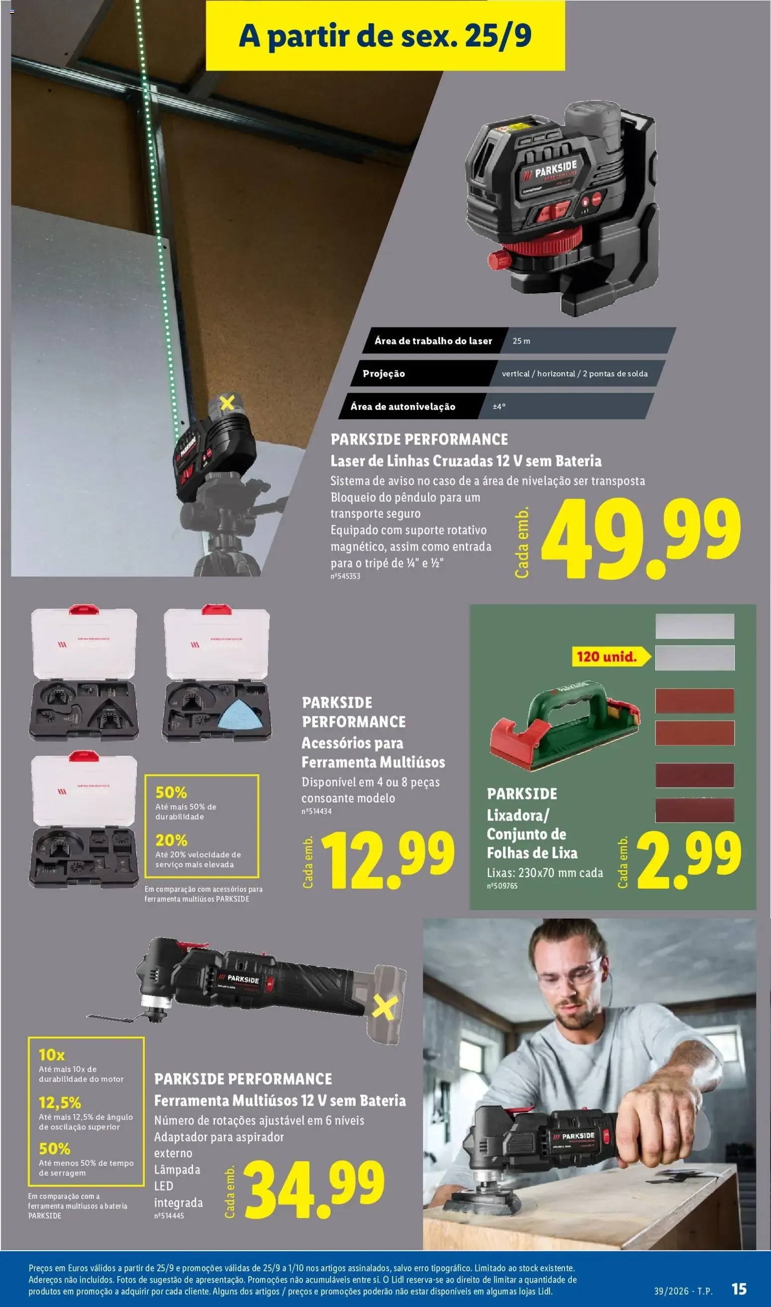 Folheto Lidl Promoções Fim de Semana » de 25/09/2026 - 27/09/2026 de 25 de setembro até 27 de setembro 2026 - Pagina 15