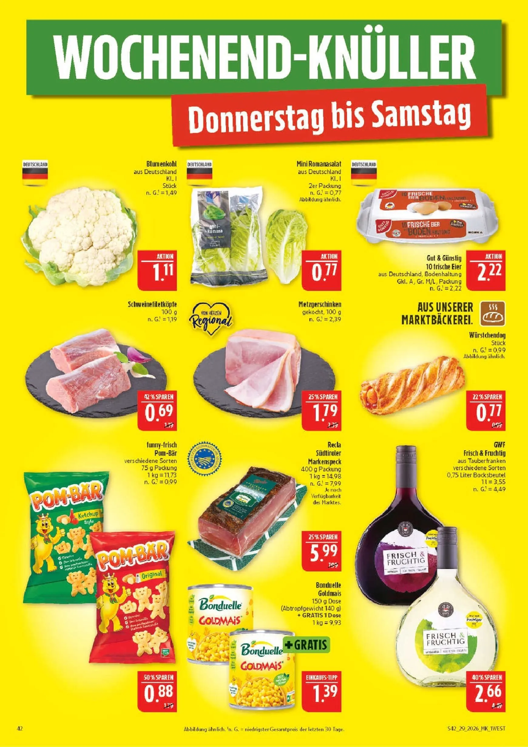 Marktkauf Prospekt – von Montag 13.07.2026 bis Samstag 18.07.2026 von 13. Juli bis 18. Juli 2026 - Prospekt seite 42