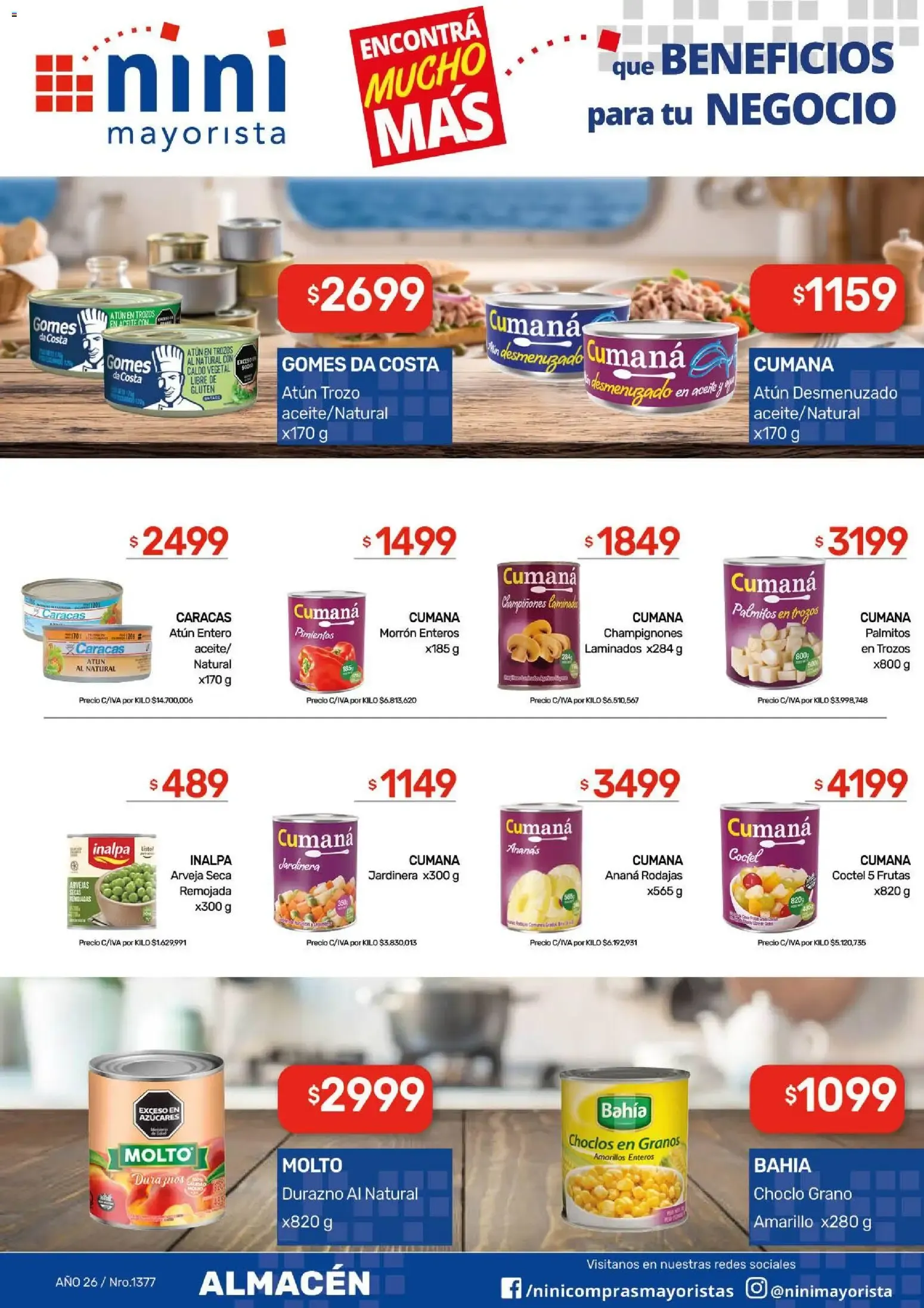 Ofertas de NINI Mayorista catálogo del 14/09/2026 - 20/09/2026 14 de septiembre al 20 de septiembre 2026 - Página 26 del catálogo