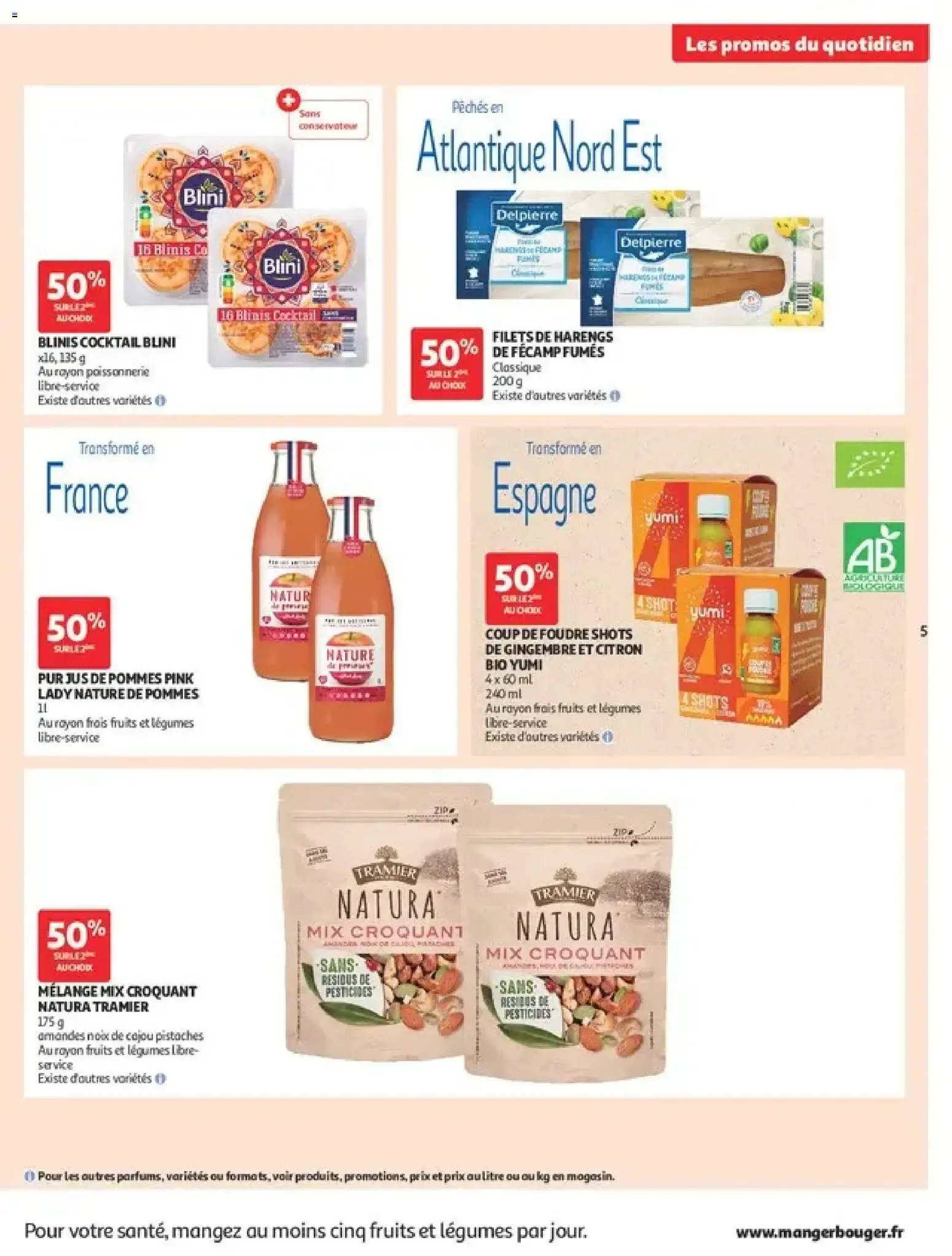 Auchan Les promos du moment à partir du 01/09/2026 - promo en ligne du 1 septembre au 13 septembre 2026 - Catalogue page 5