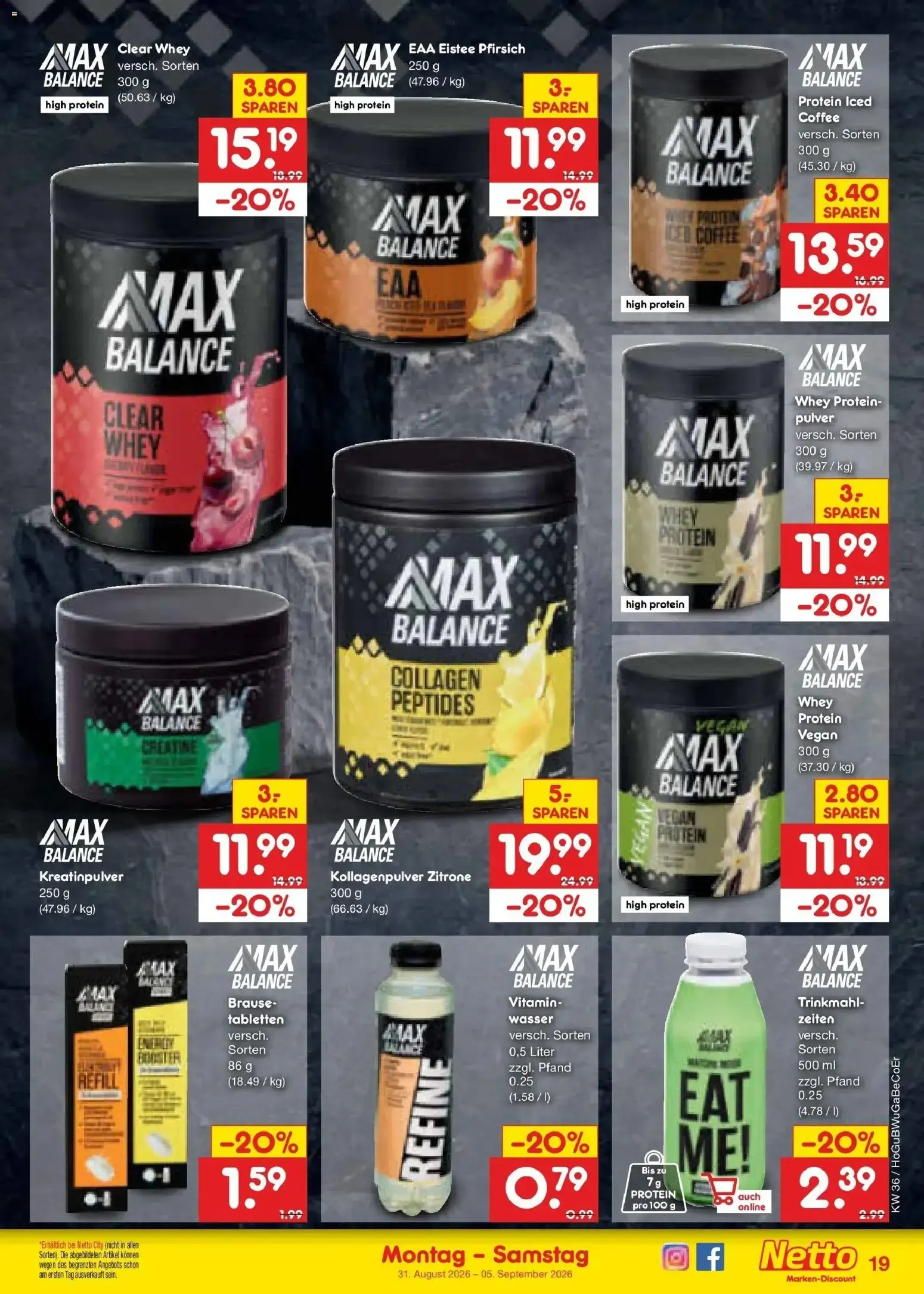 Netto Marken-Discount XXL SPAR GANZ NAH von 31. August bis 5. September 2026 - Prospekt seite 25