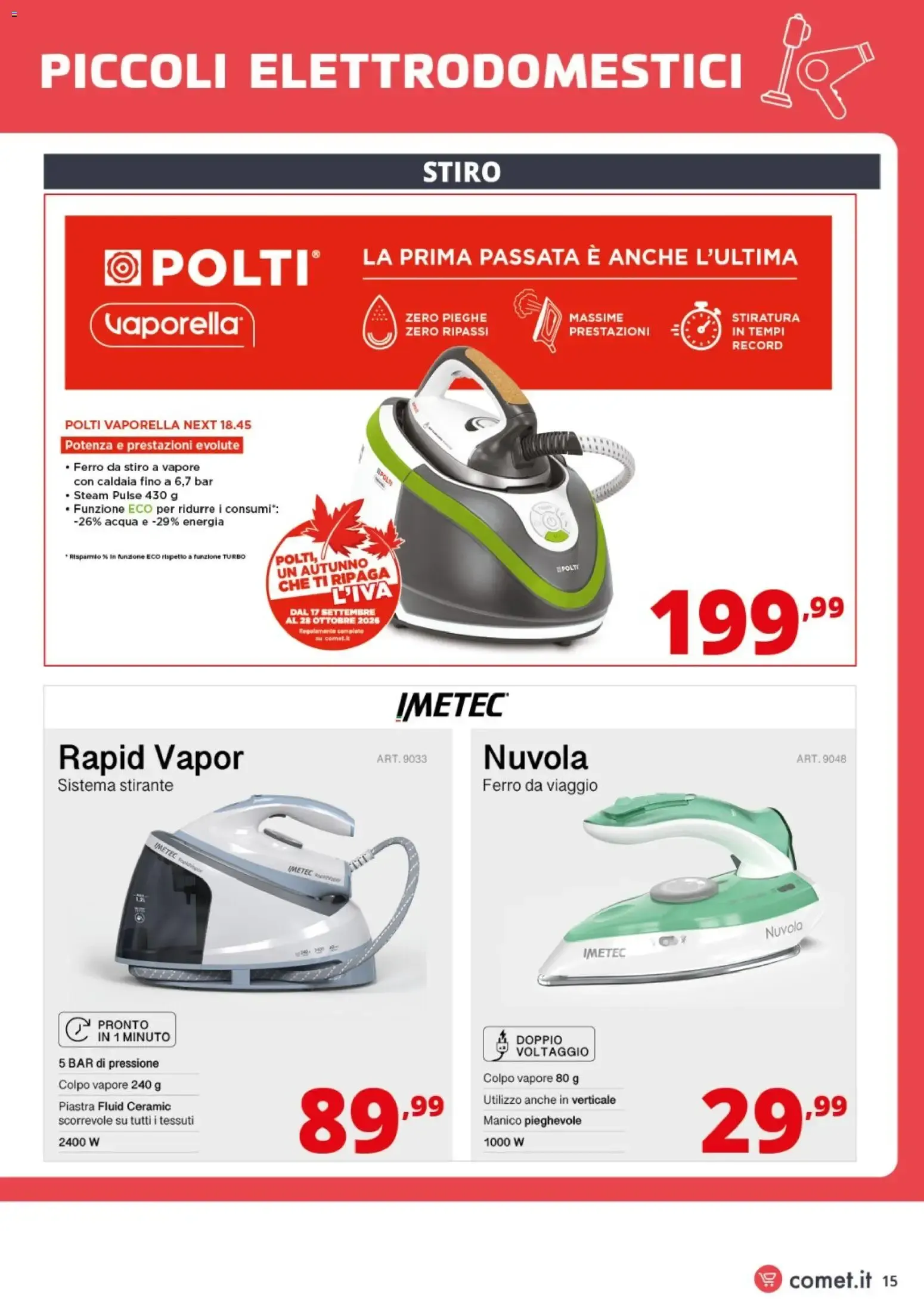 Speciale Piccoli Elettrodomestici da 5 ottobre a 14 ottobre di 2026 - Pagina del volantino 15