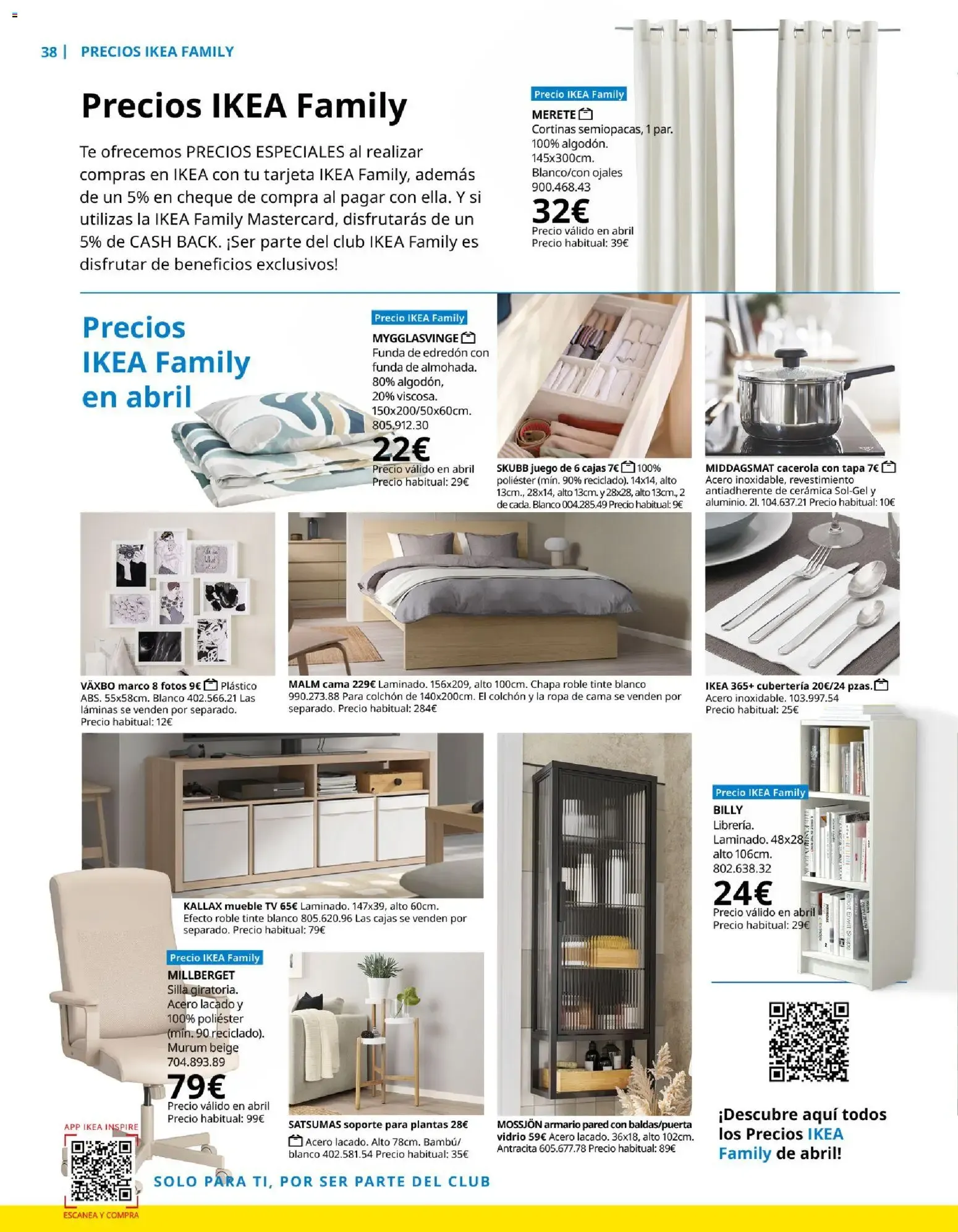 Catálogo de IKEA Family: La revista para fans incondicionales de IKEA 1 de abril al 30 de junio 2026 - Página 38