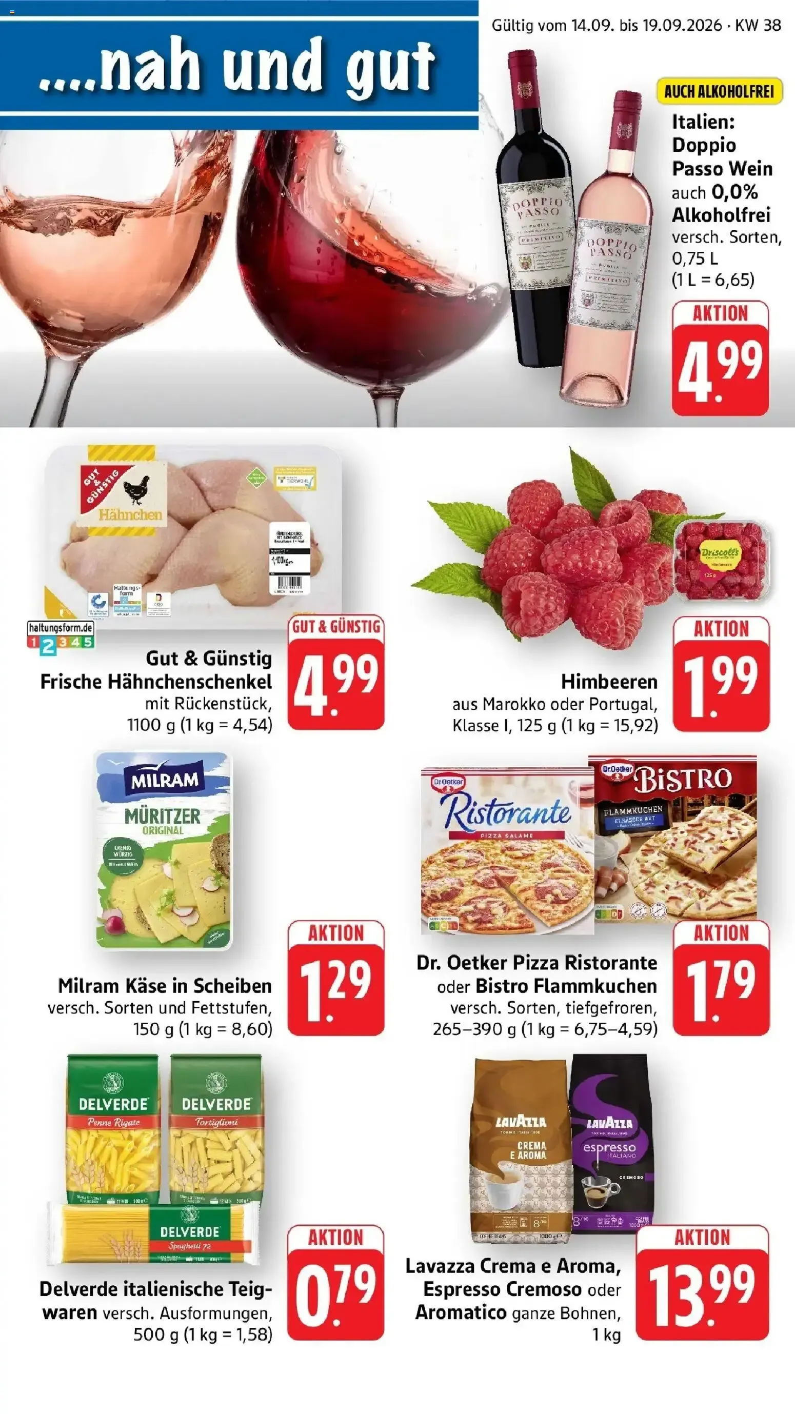 nah & gut Prospekt Gengenbach (ab 14.09.2026) zum Blättern von 14. September bis 19. September 2026 - Prospekt seite 1