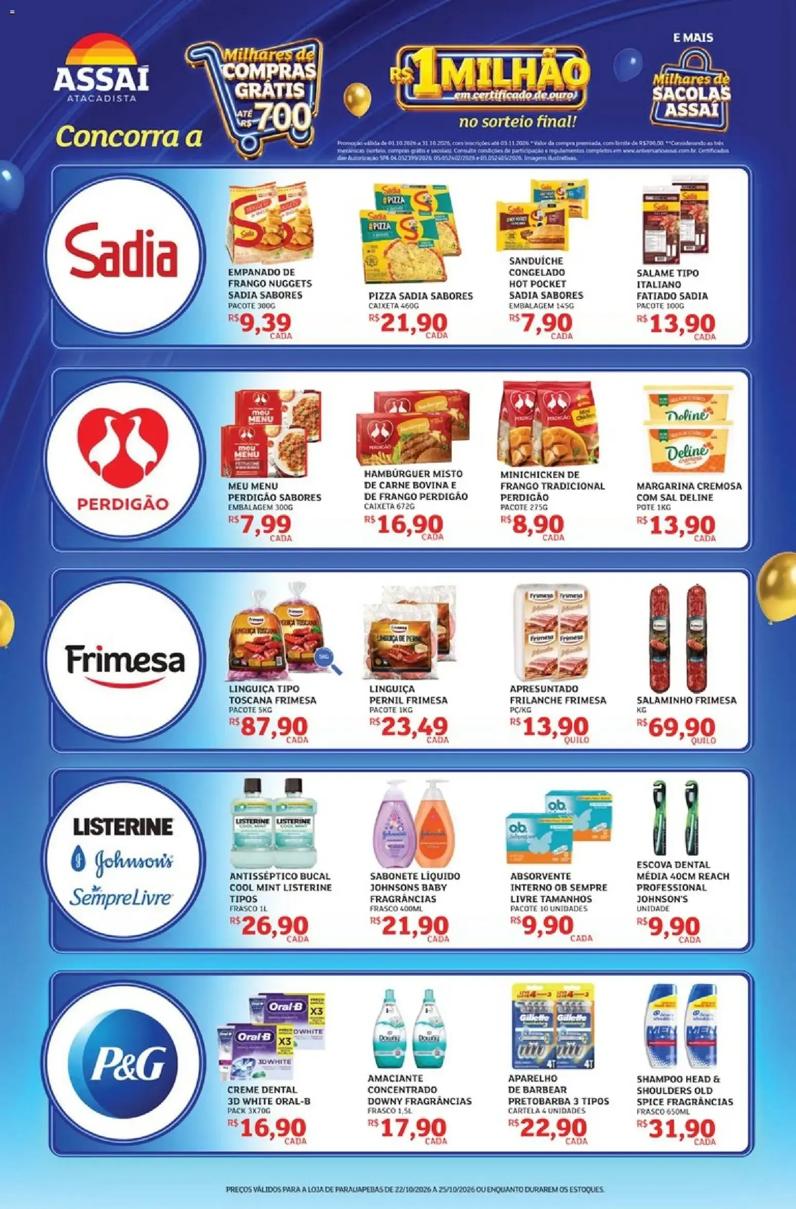 Encarte de Assaí Atacadista ofertas - PA de 22/10/2026 | Promoções Online 22 de outubro até 25 de outubro 2026 - Pagina 2