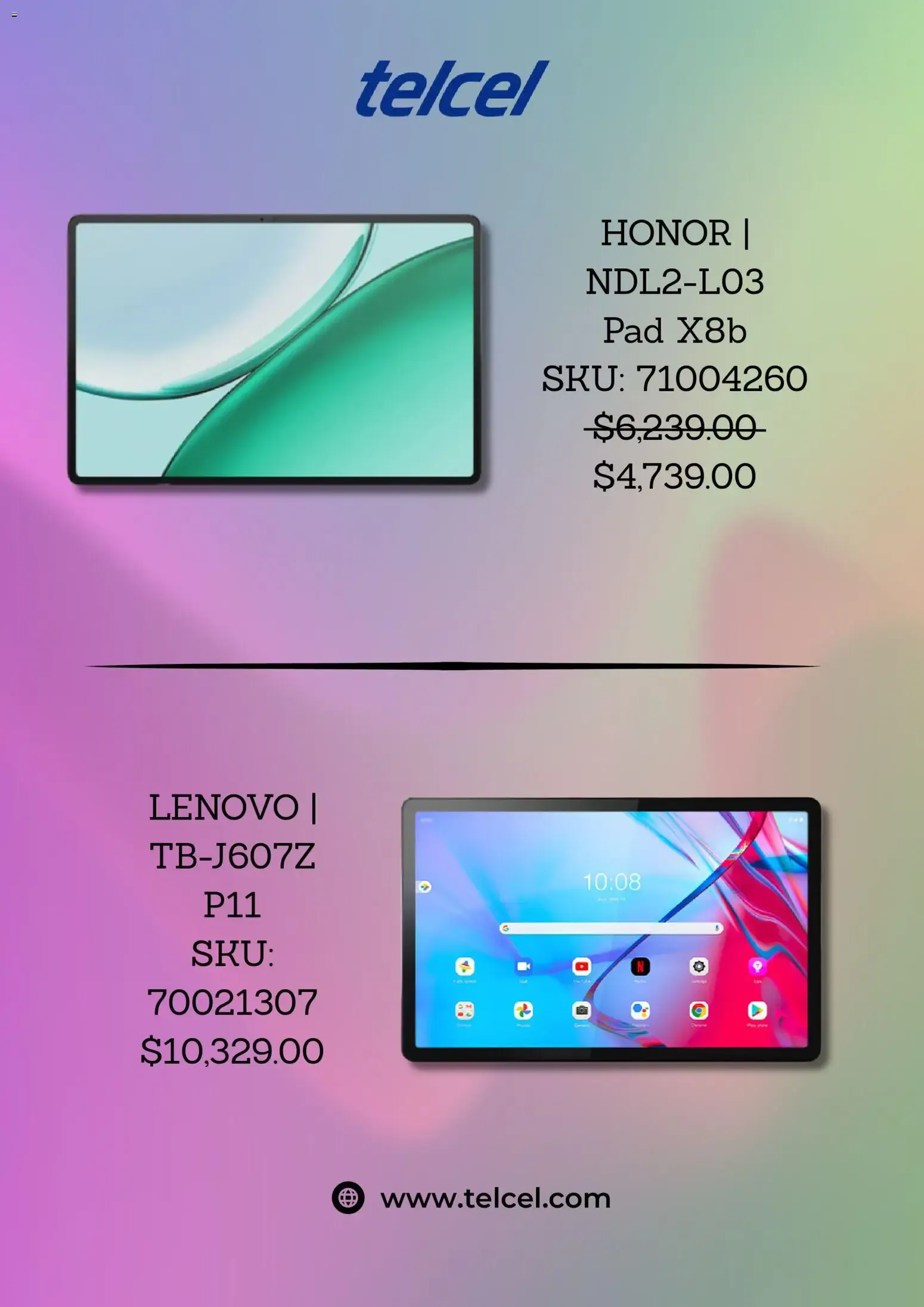 Catálogo de Telcel Tabletas 19 de agosto al 19 de septiembre 2026 - Pagina 4