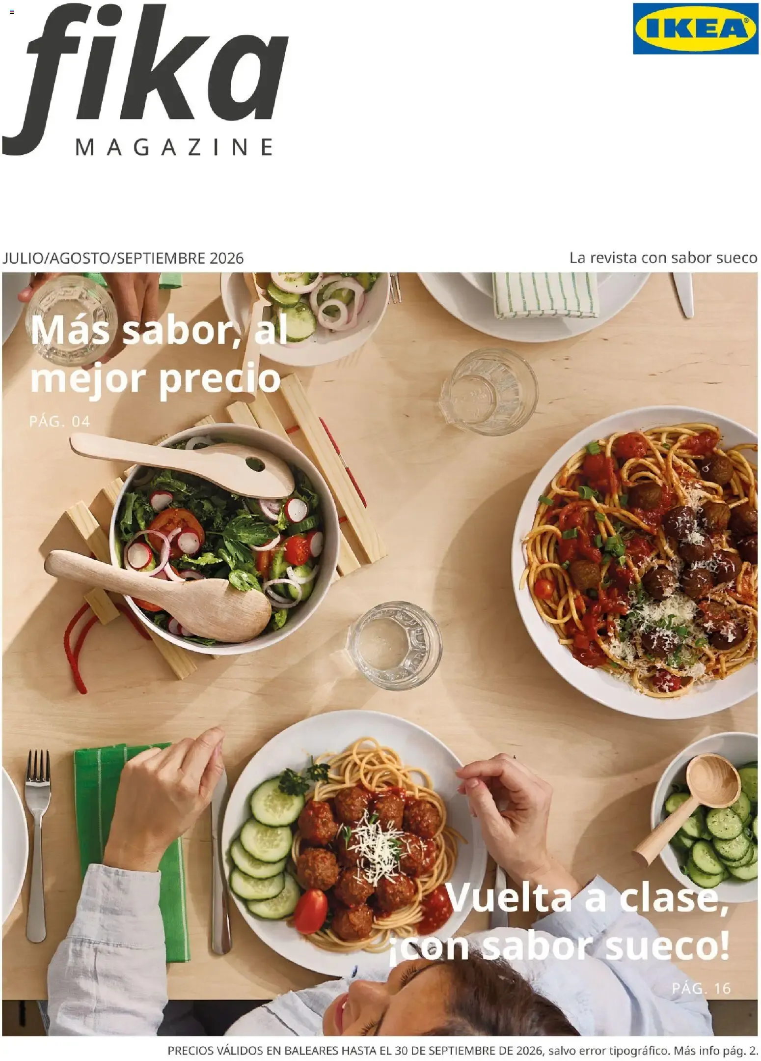 Catálogo de IKEA - Fika Magazine del 01/07/2026 1 de julio al 30 de septiembre 2026 - Página 1