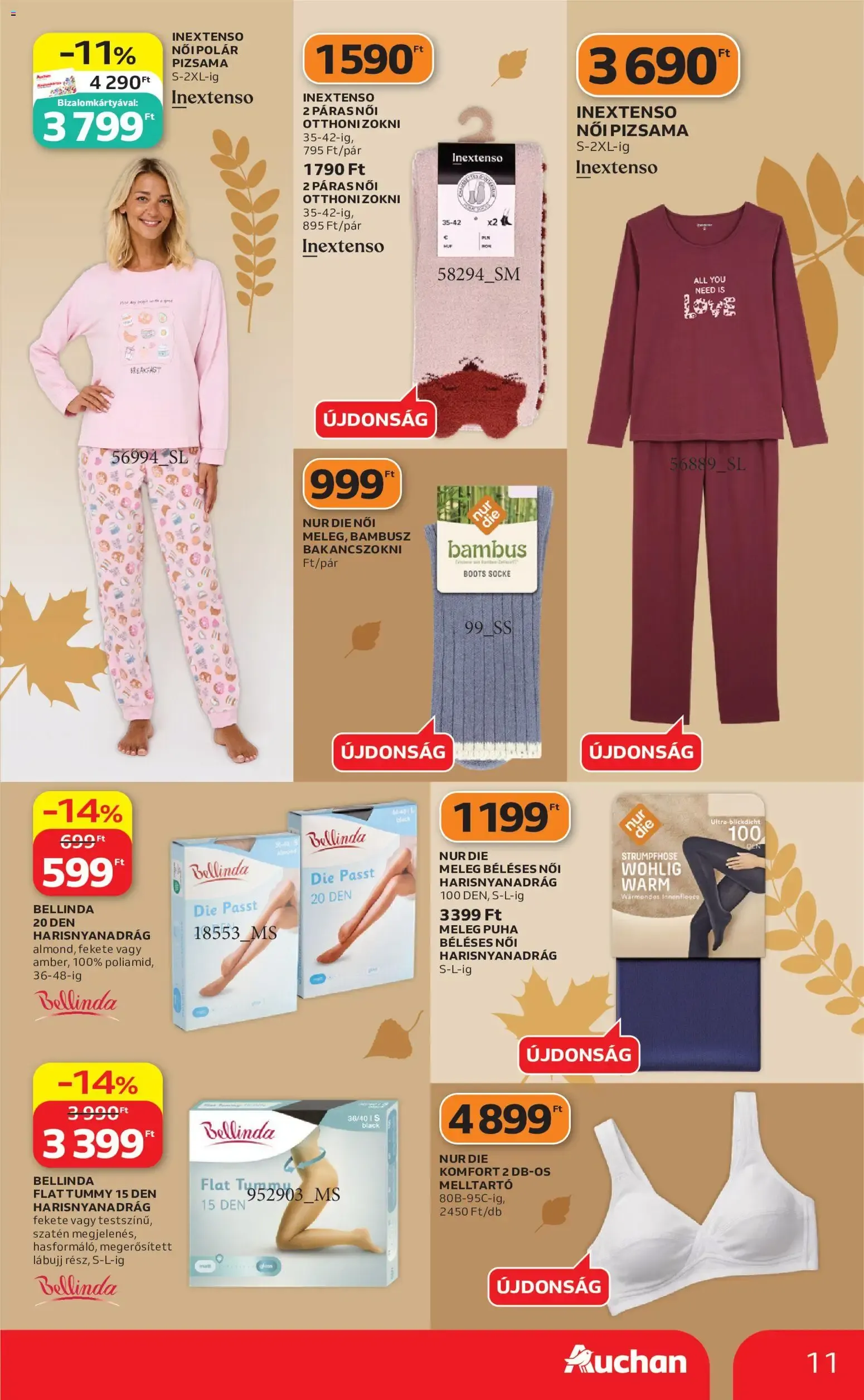 Katalógus Auchan ŐSZI DIVATKATALÓGUS október 1.-tól október 21.-ig 2026. - Oldal 11