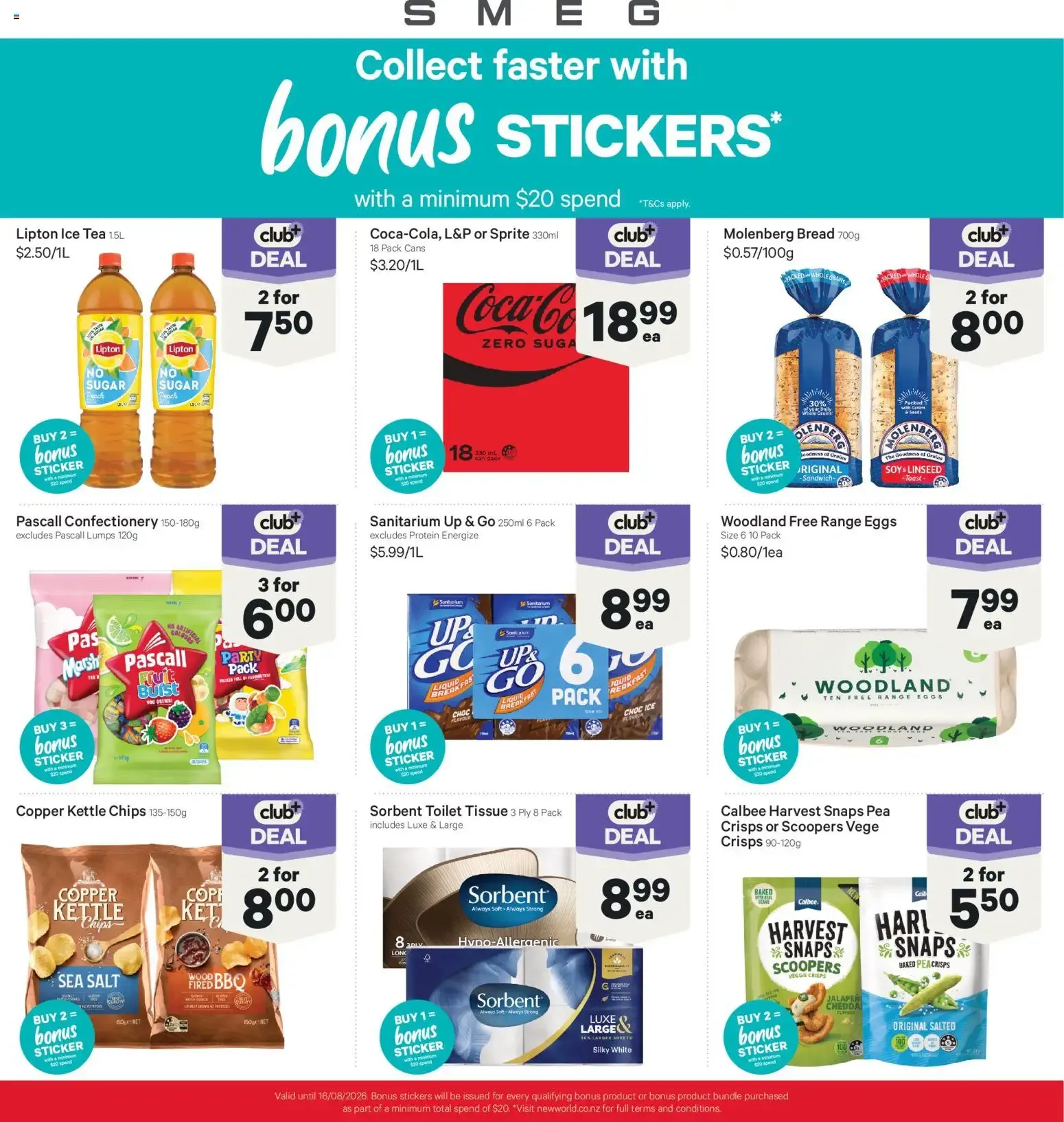 New World South Island: Ofertas Semanales y Promoción Cuchillos SMEG from 10 August to 16 August 2026 - Catalogue Page 3