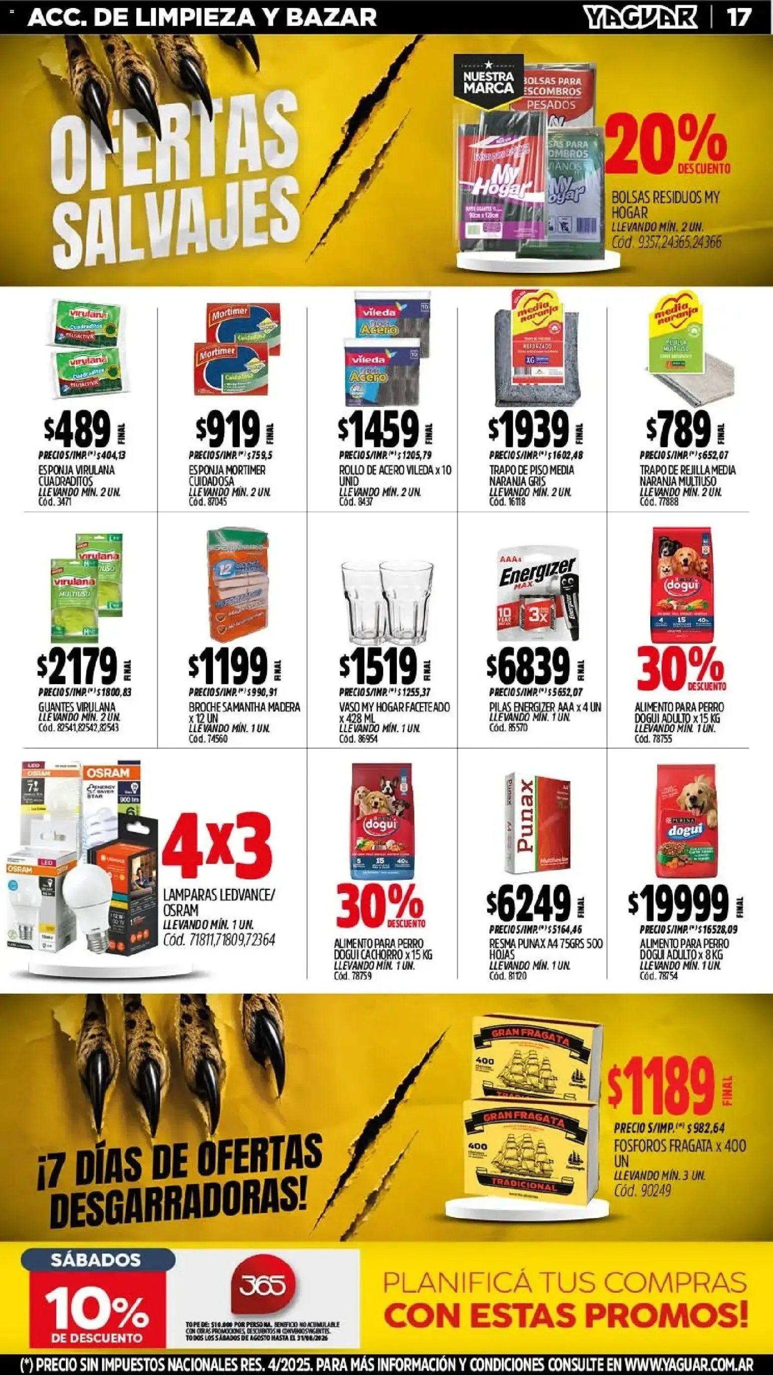 Ofertas de Mayorista Yaguar: Ofertas Salvajes en Misiones 3 de agosto al 9 de agosto 2026 - Página 18 del catálogo