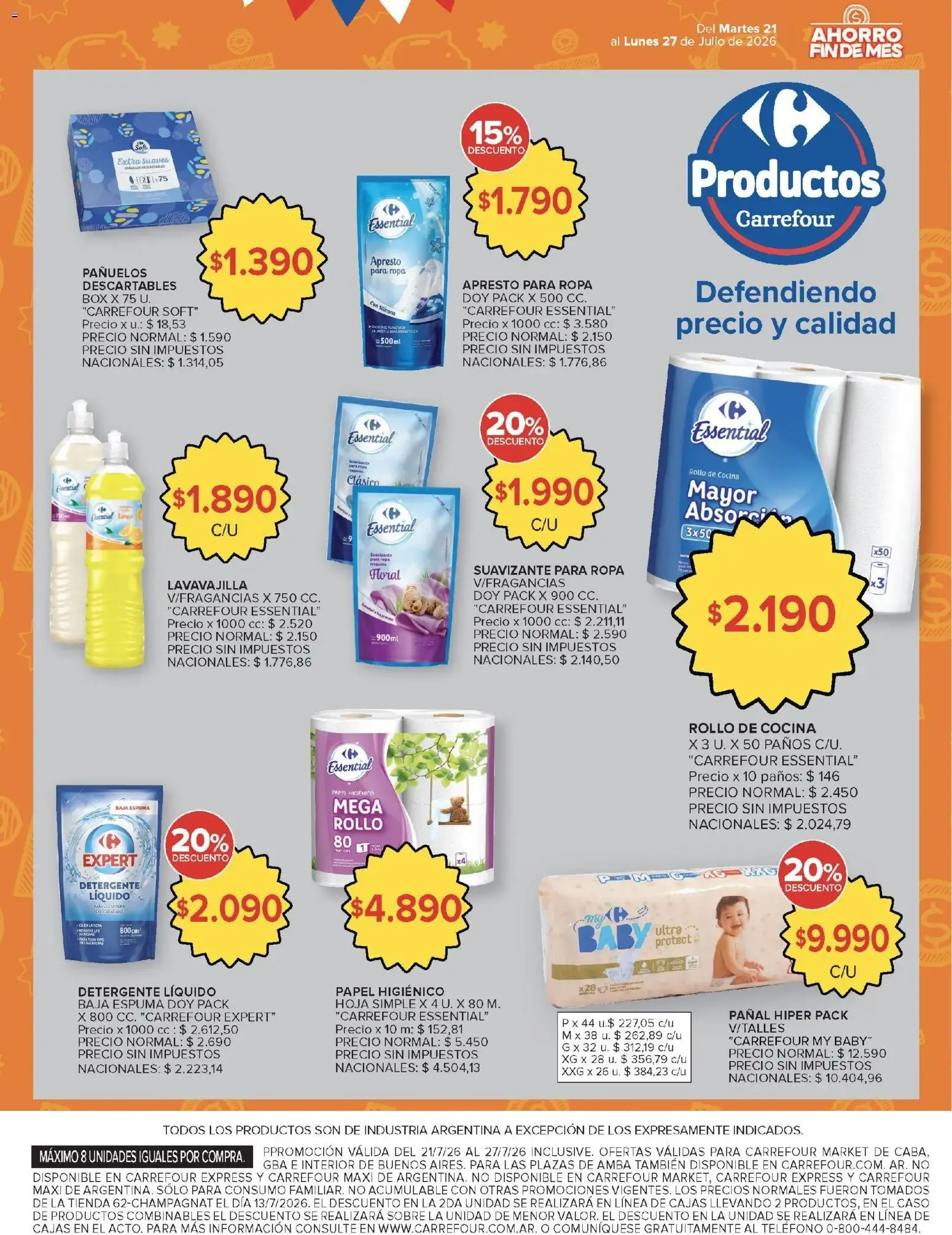 Ofertas de Carrefour ofertas || del 21/07/2026 - 27/07/2026 || Promociones 21 de julio al 27 de julio 2026 - Página 51 del catálogo