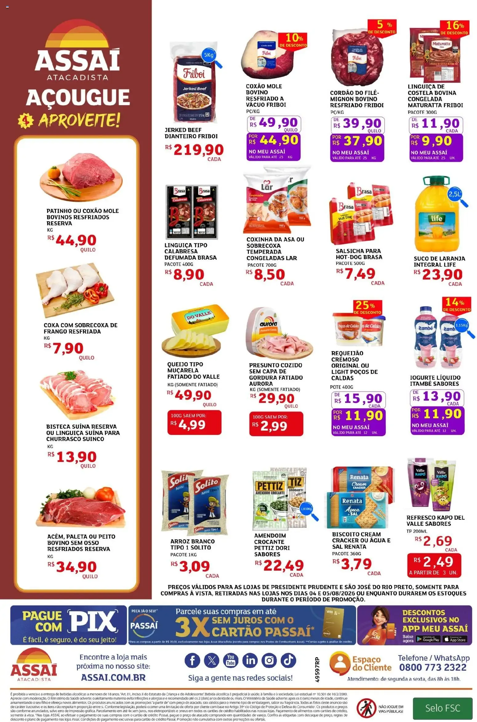 Encarte de Assaí Atacadista ofertas - SP de 04/08/2026 | Promoções Online 4 de agosto até 5 de agosto 2026 - Pagina 2