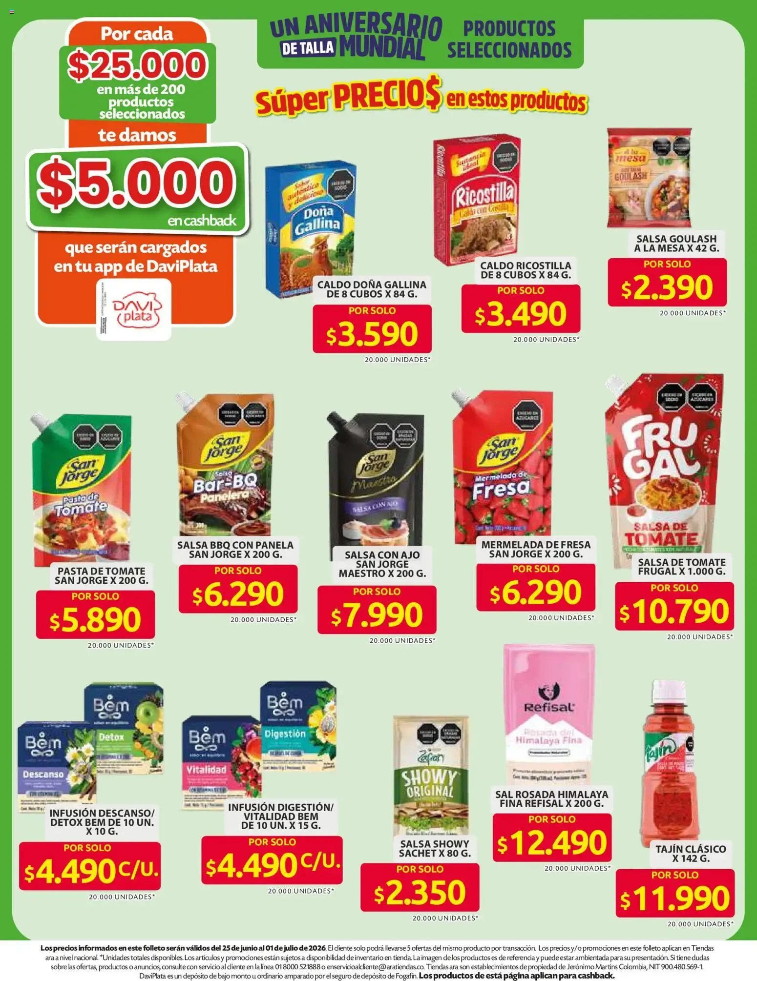 Catalogo de Ara catálogo un aniversario de talla mundial desde el 11/06/2026 > Revistas Junio 11 de junio al 8 de julio 2026 - Pag 6