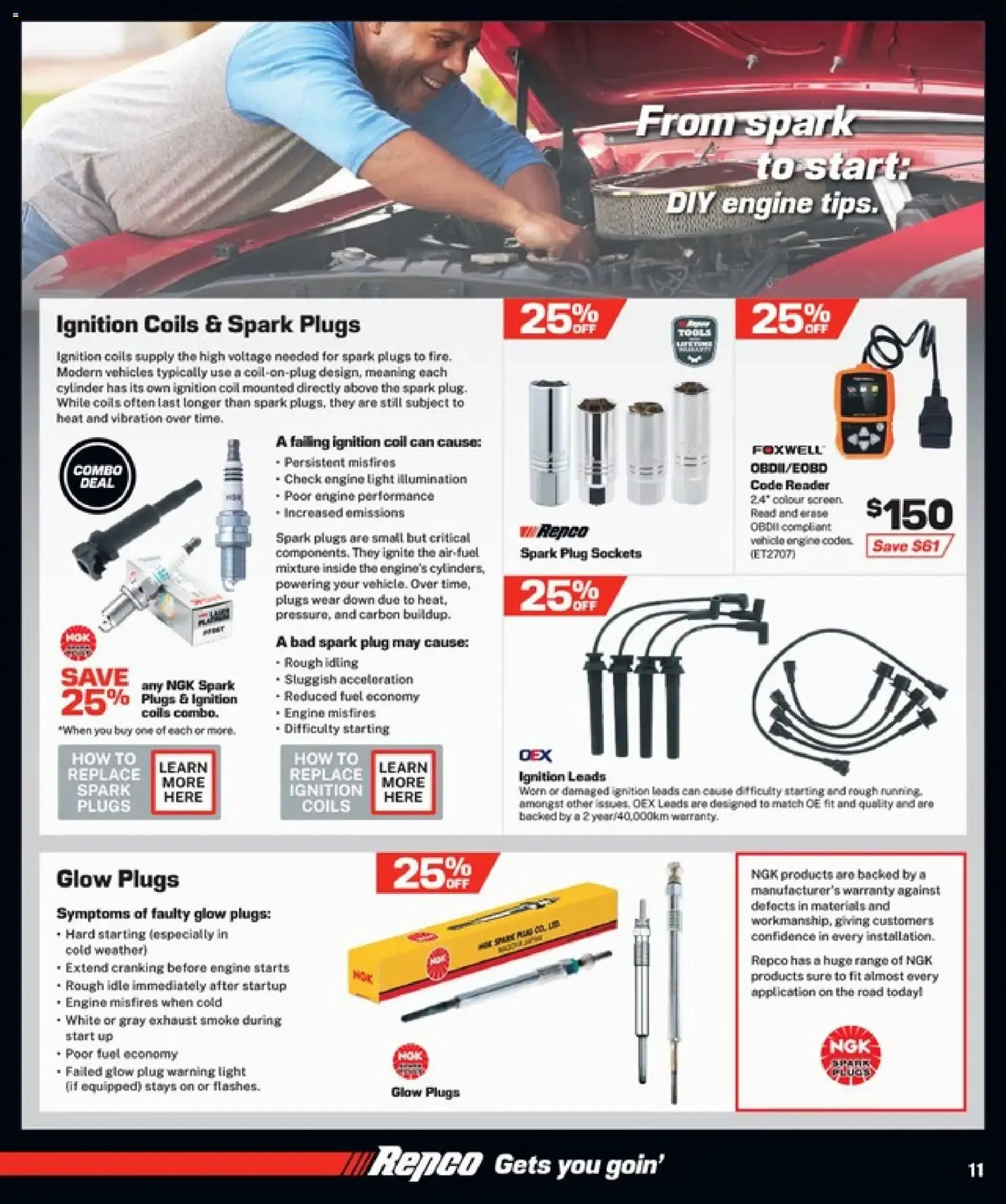 Repco new specials valid 23 Jul 2026 - 2 Aug 2026 from 23 July to 2 August 2026 - Catalogue Page 11