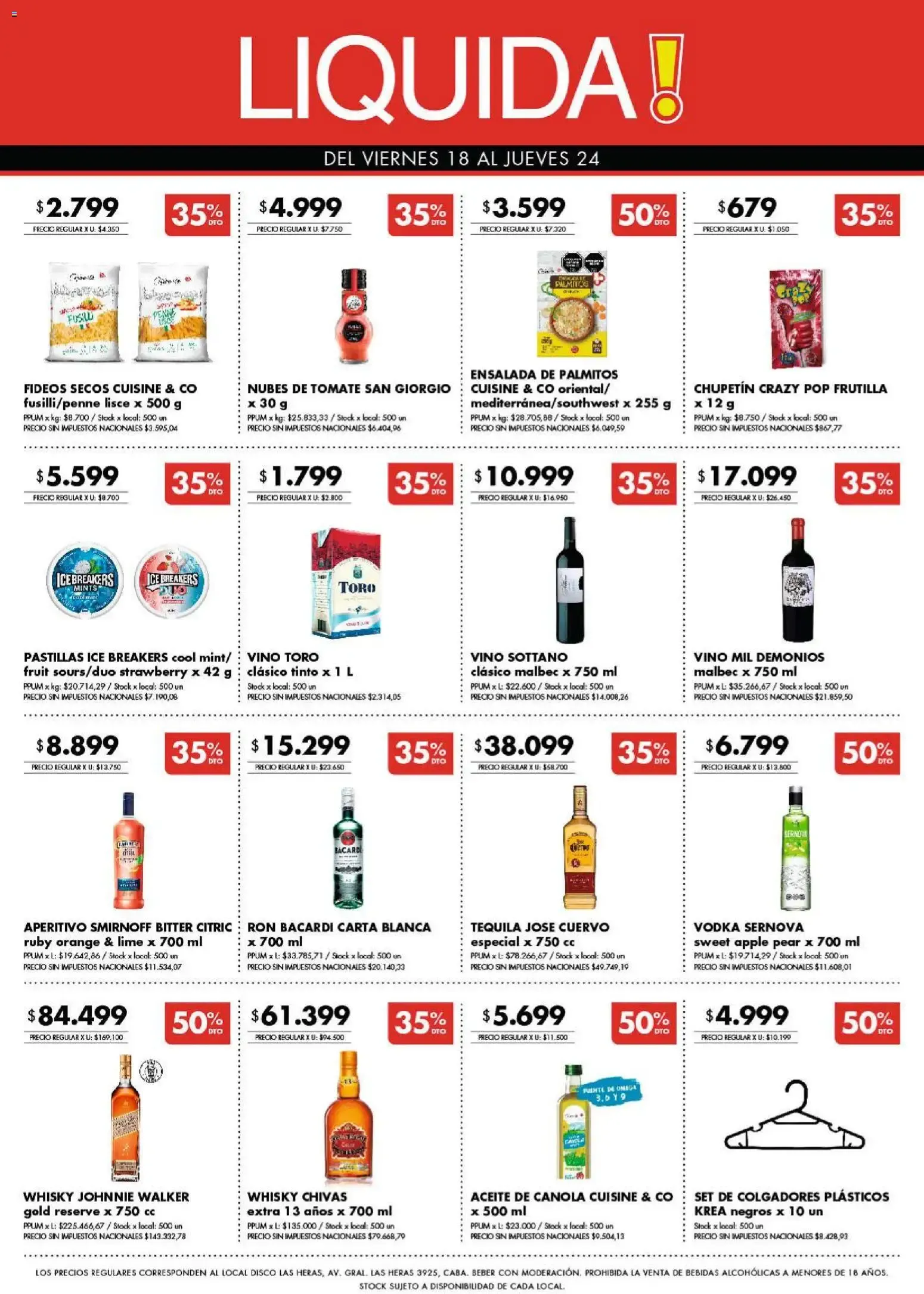 Ofertas de Disco - Super Ofertas del 18/09/2026 al 20/09/2026 18 de septiembre al 20 de septiembre 2026 - Página 10 del catálogo