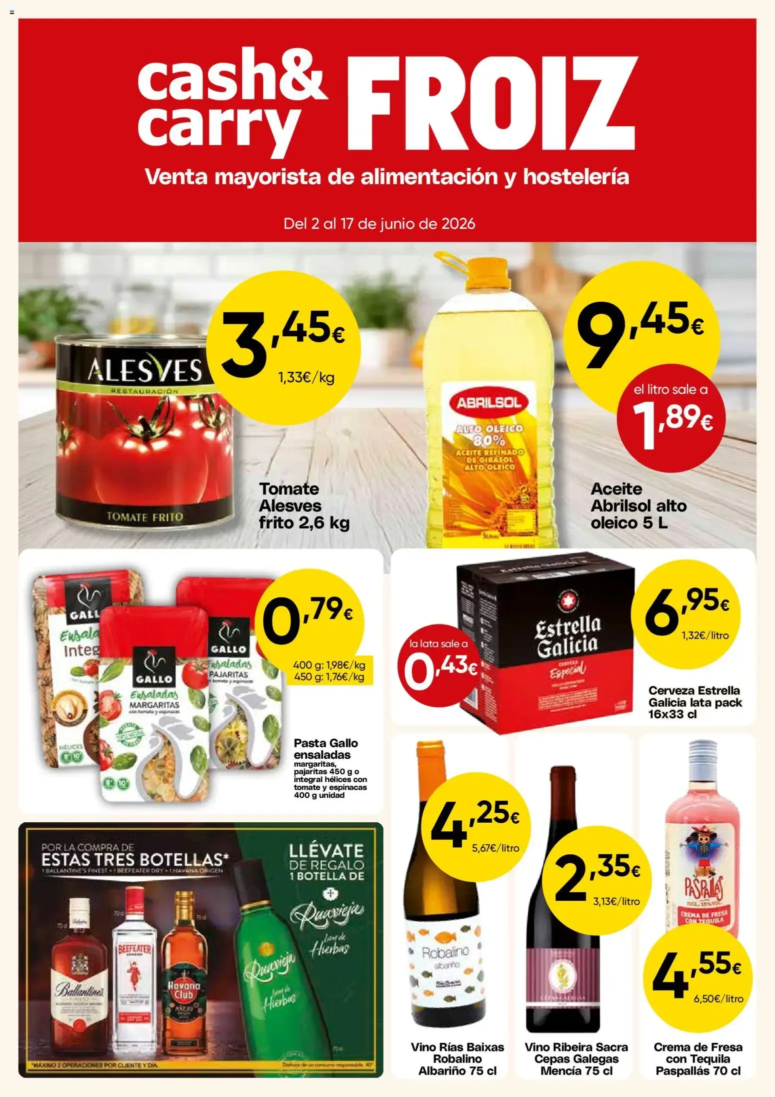 Catálogo de Froiz - Folleto Cash del 03/06/2026 | Ofertas 2 de junio al 17 de junio 2026 - Página 1