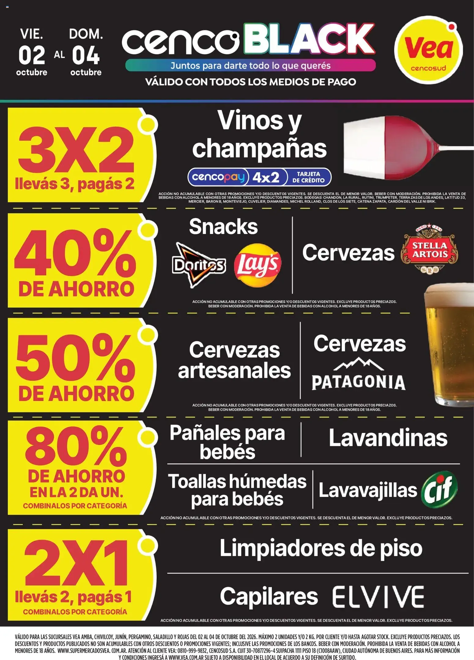 Ofertas de Vea - CENCO BLACK del 02/10/2026 - 04/10/2026 2 de octubre al 4 de octubre 2026 - Página 2 del catálogo