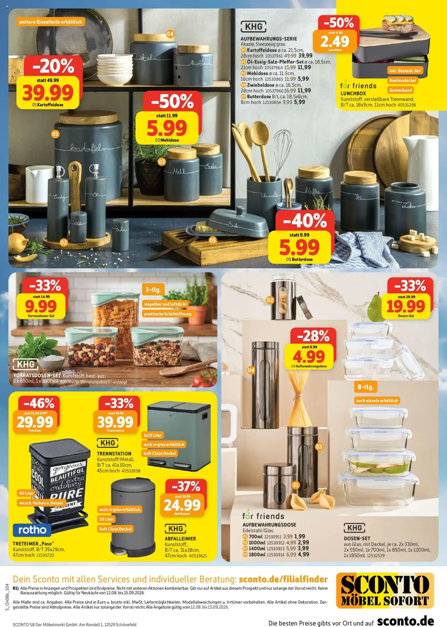 Sconto Spezialprospekt (ab 12.08.2026) zum Blättern von 12. August bis 15. September 2026 - Prospekt seite 4