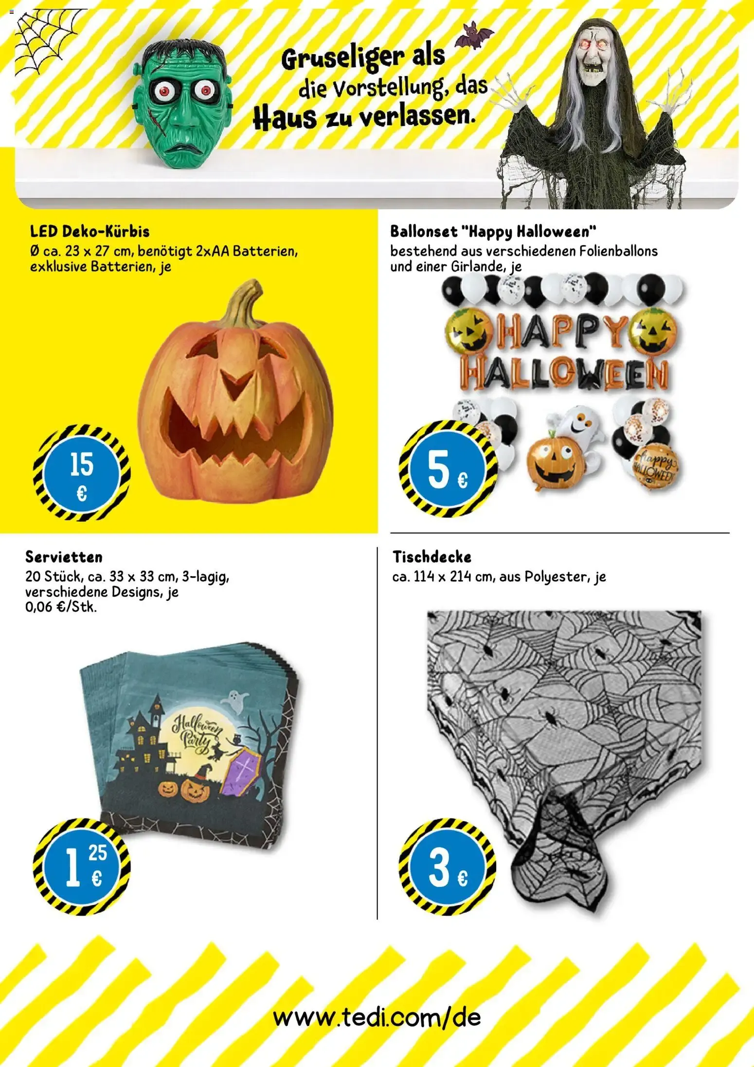 TEDi - Halloween: Gruseliger als die Vorstellung, das Haus zu verlassen. von 23. September bis 26. Oktober 2026 - Prospekt seite 4
