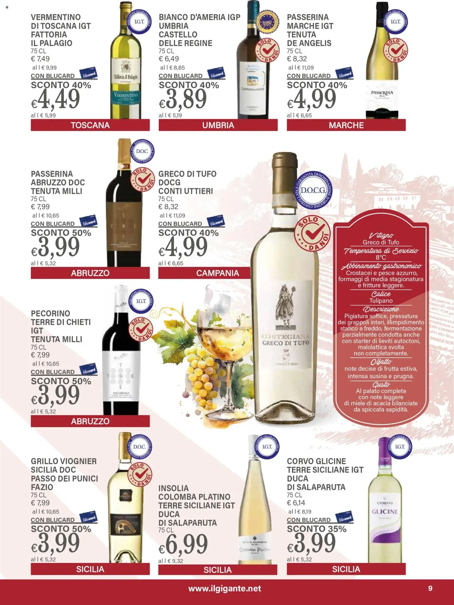 Il Tempo, La Terra, Il Gusto - L'Italia in un solo sorso da 7 maggio a 1 luglio di 2026 - Pagina del volantino 9