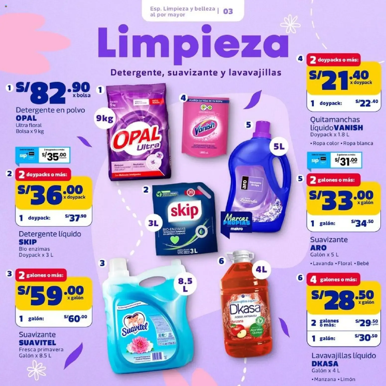 Catalogo de Catálogo Makro - Especial Limpieza y Belleza online del 24/09/2026 24 de setiembre al 7 de octubre 2026 - Pag 3