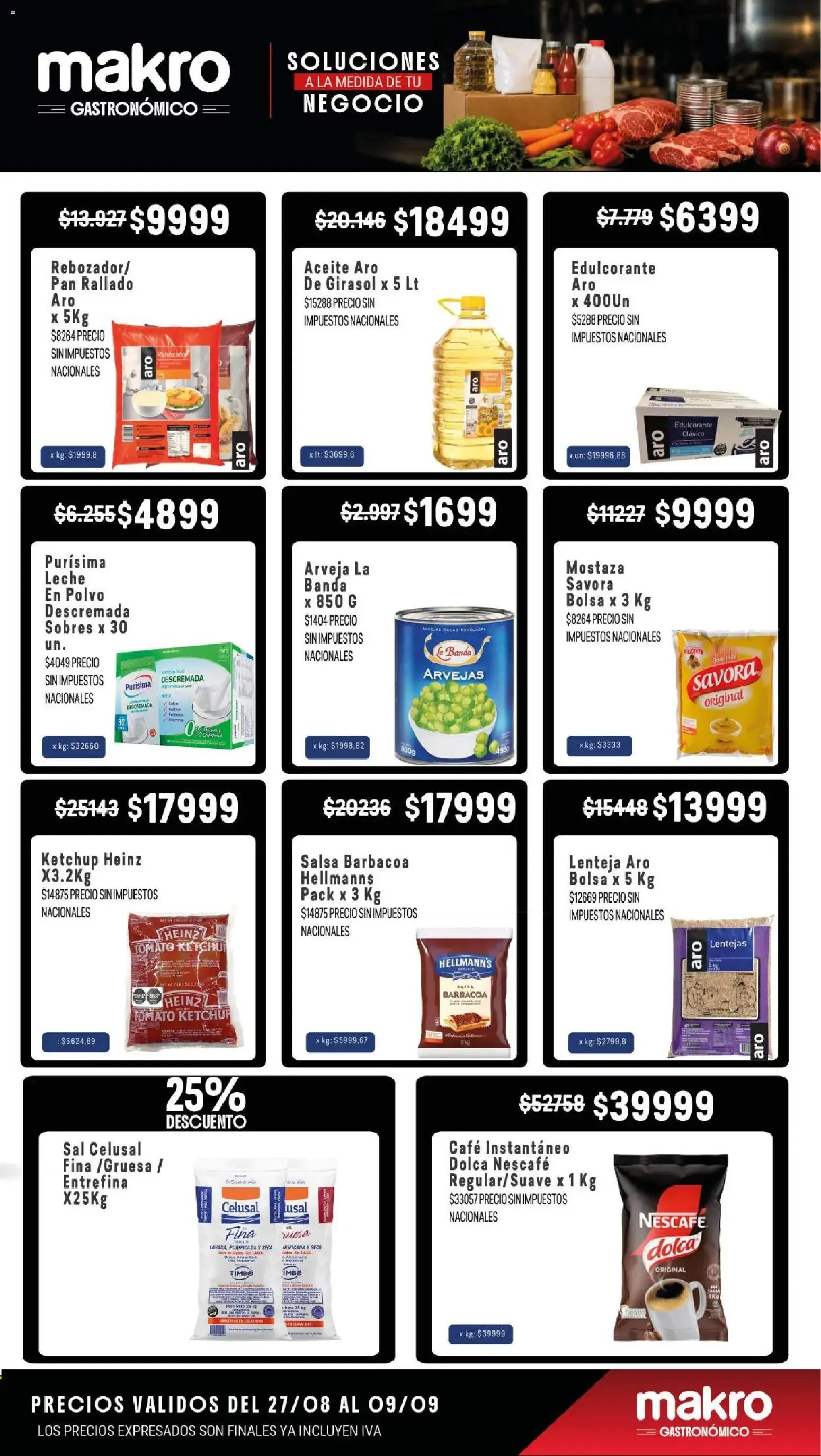 Ofertas de Makro Ofertas GASTRONÓMICO del 27/08/2026 - 09/09/2026 27 de agosto al 9 de septiembre 2026 - Página 4 del catálogo