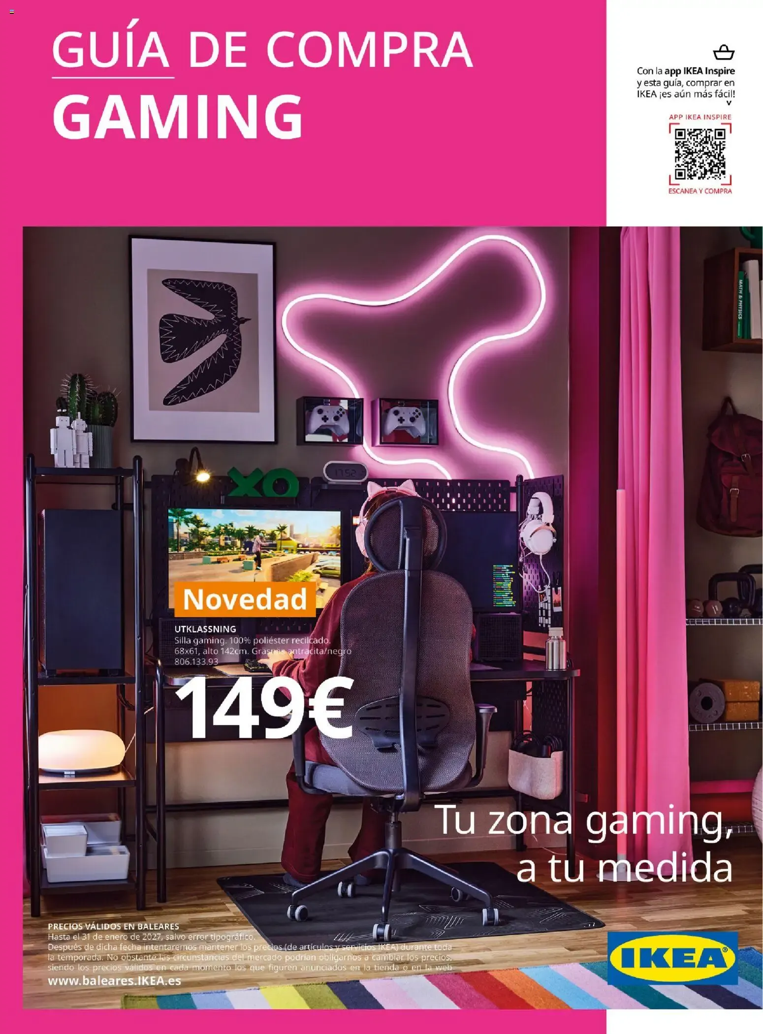 Catálogo de IKEA - Gaming del 01/10/2026 1 de octubre al 31 de enero 2027 - Página 1