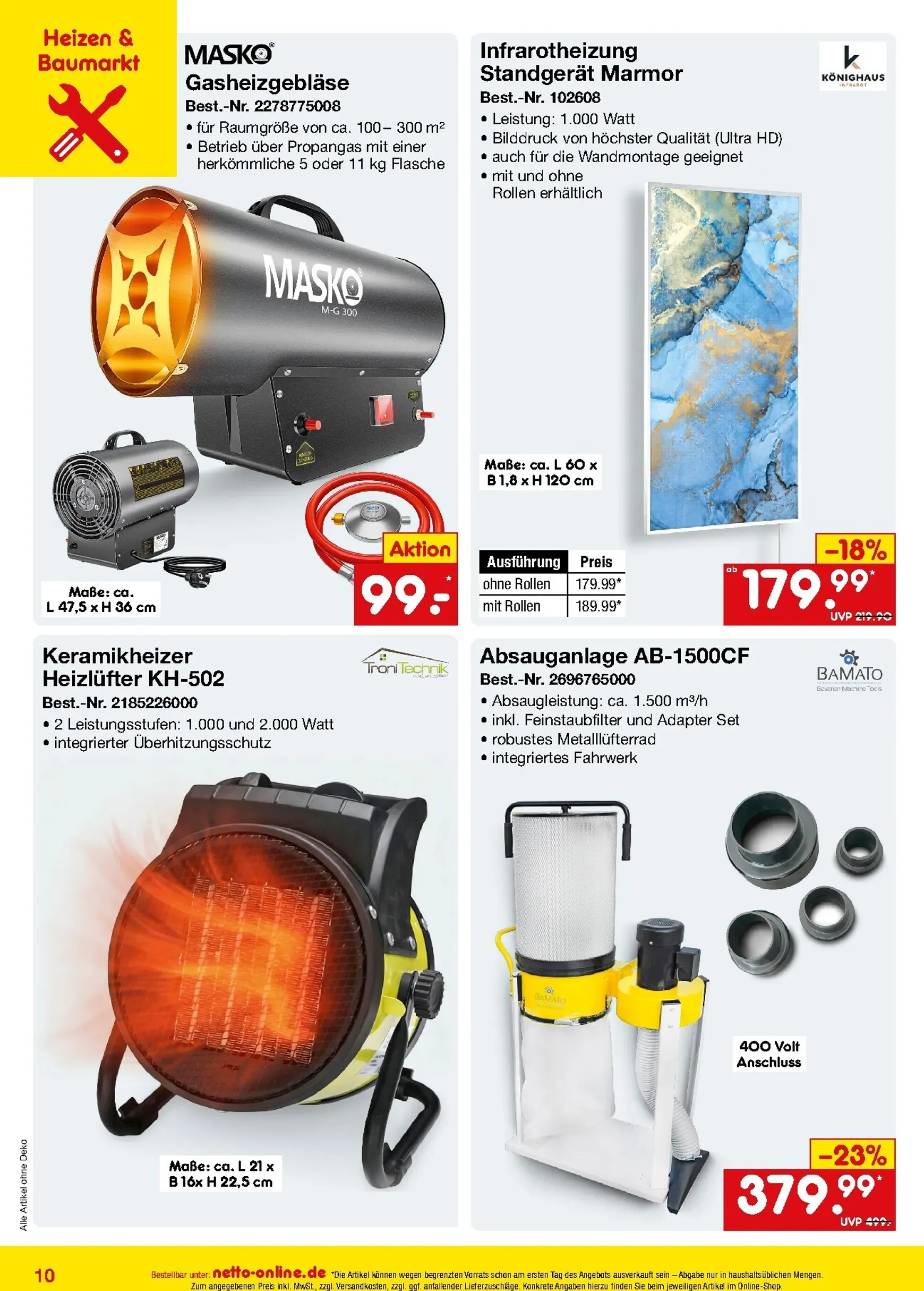 Netto Marken Discount - Online-Angebote Oktober Prospekt – von Donnerstag 01.10.2026 bis Samstag 31.10.2026 von 1. Oktober bis 31. Oktober 2026 - Prospekt seite 10